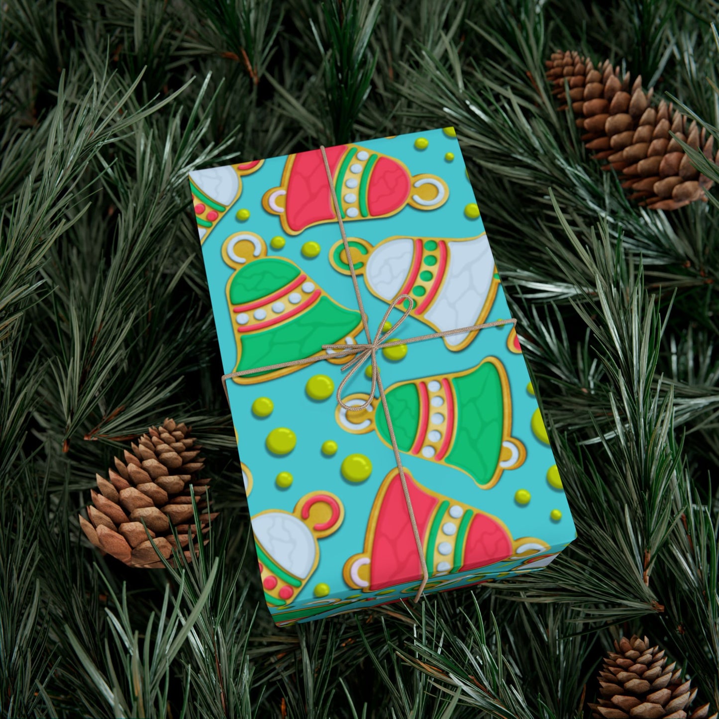 Festive Sugar Cookie Gift Wrap Paper for Holidays and Celebrations