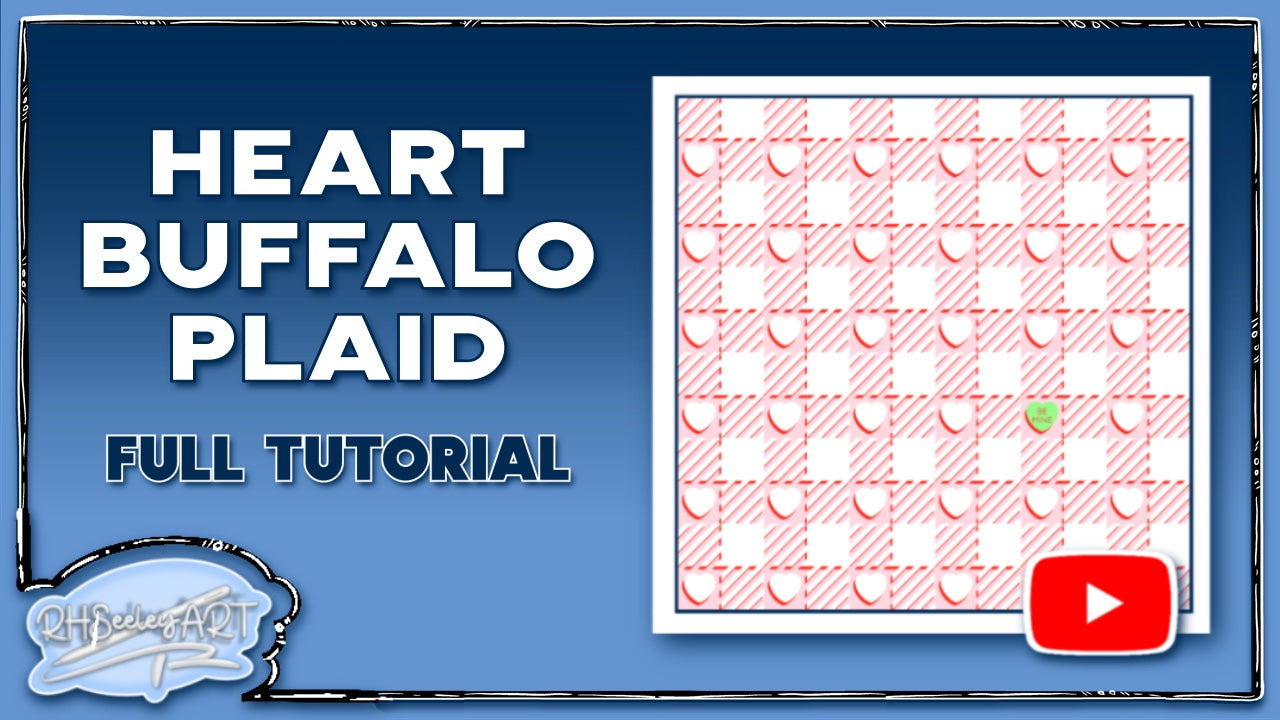 Heart Buffalo Plaid - Full Tutorial - Procreate
