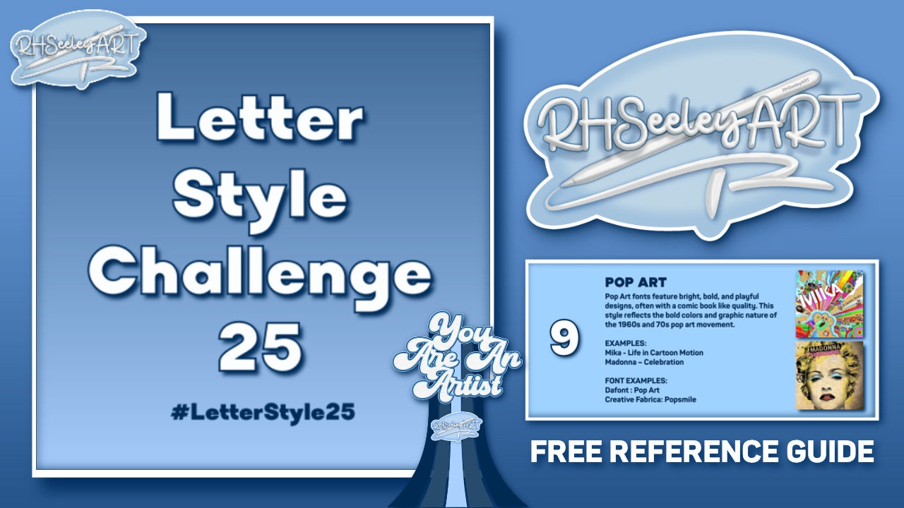 Letter Style Challenge 25 Guidebook