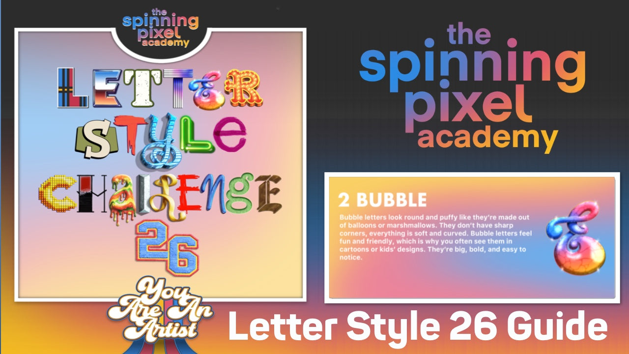 Letter Style Challenge 26 Guidebook