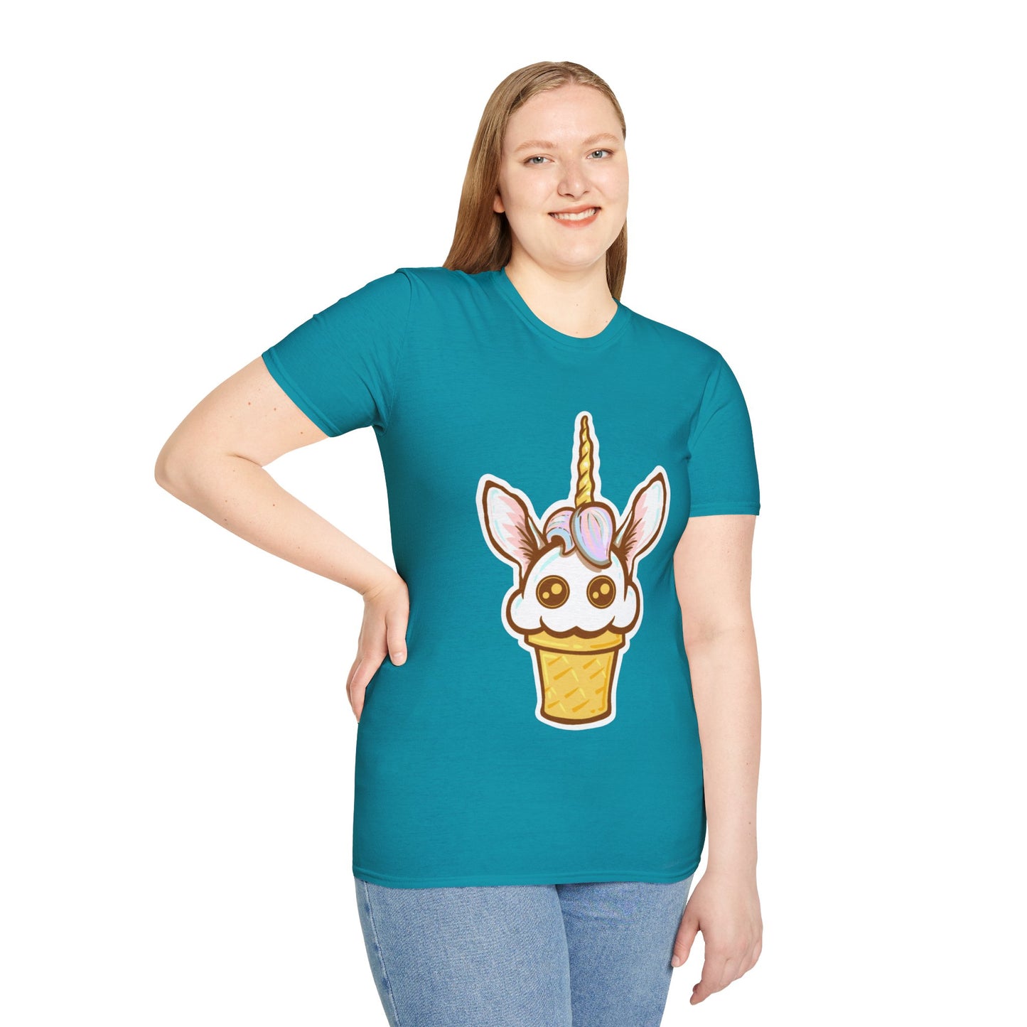 Unisex Unicorn Ice Cream Tee