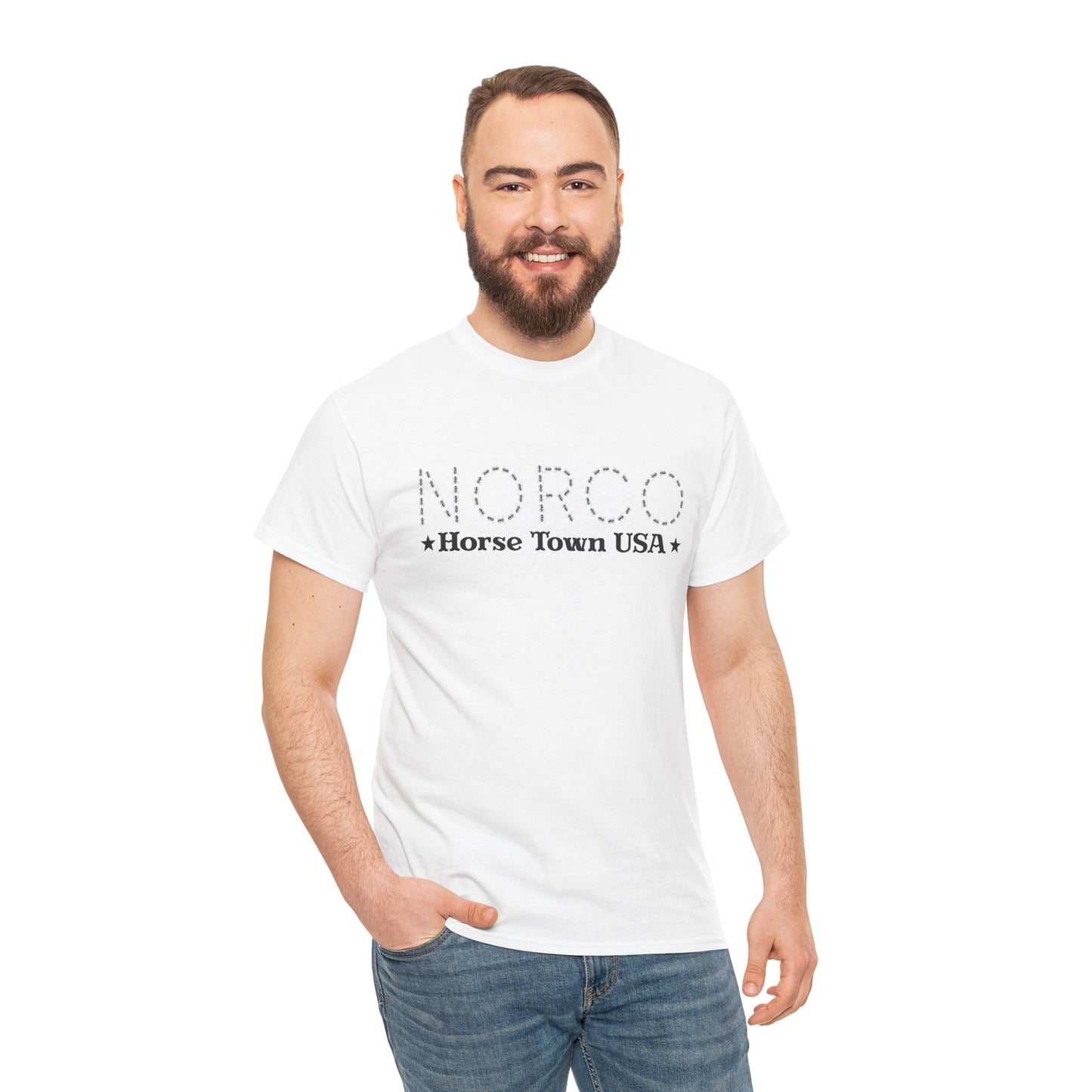 NORCO - Horse Town USA - Unisex Heavy Cotton Tee