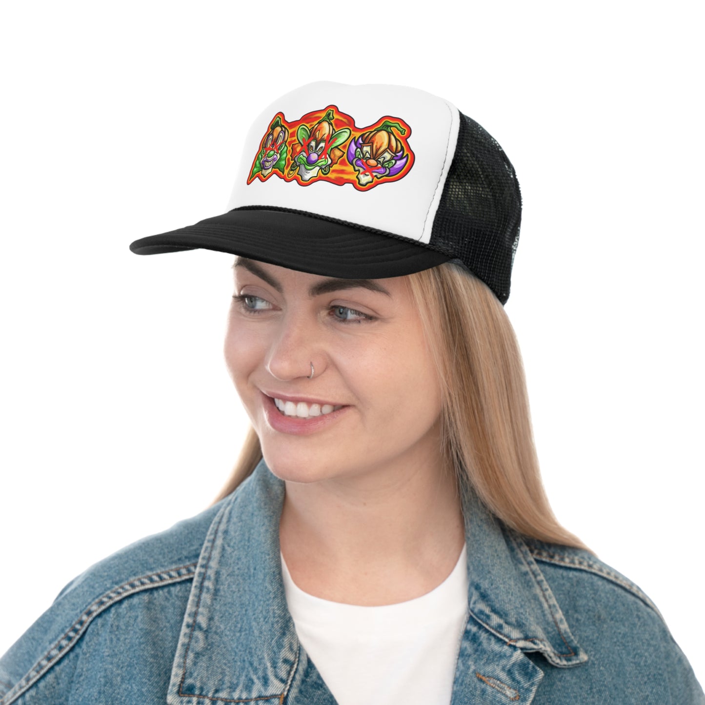 Clown Trio Trucker Hat