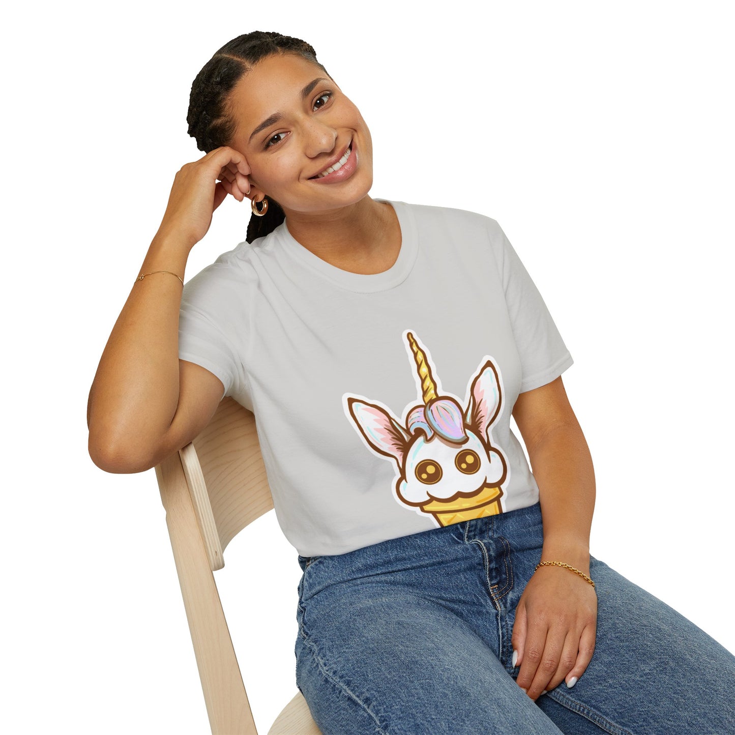 Unisex Unicorn Ice Cream Tee