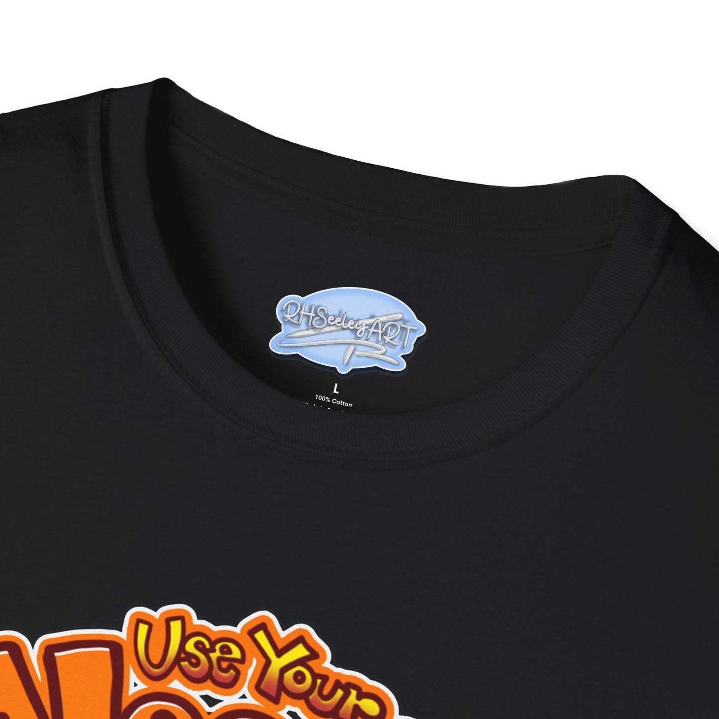 Funny Brain Cartoon T-Shirt — "Use Your Noodle Before You Google"