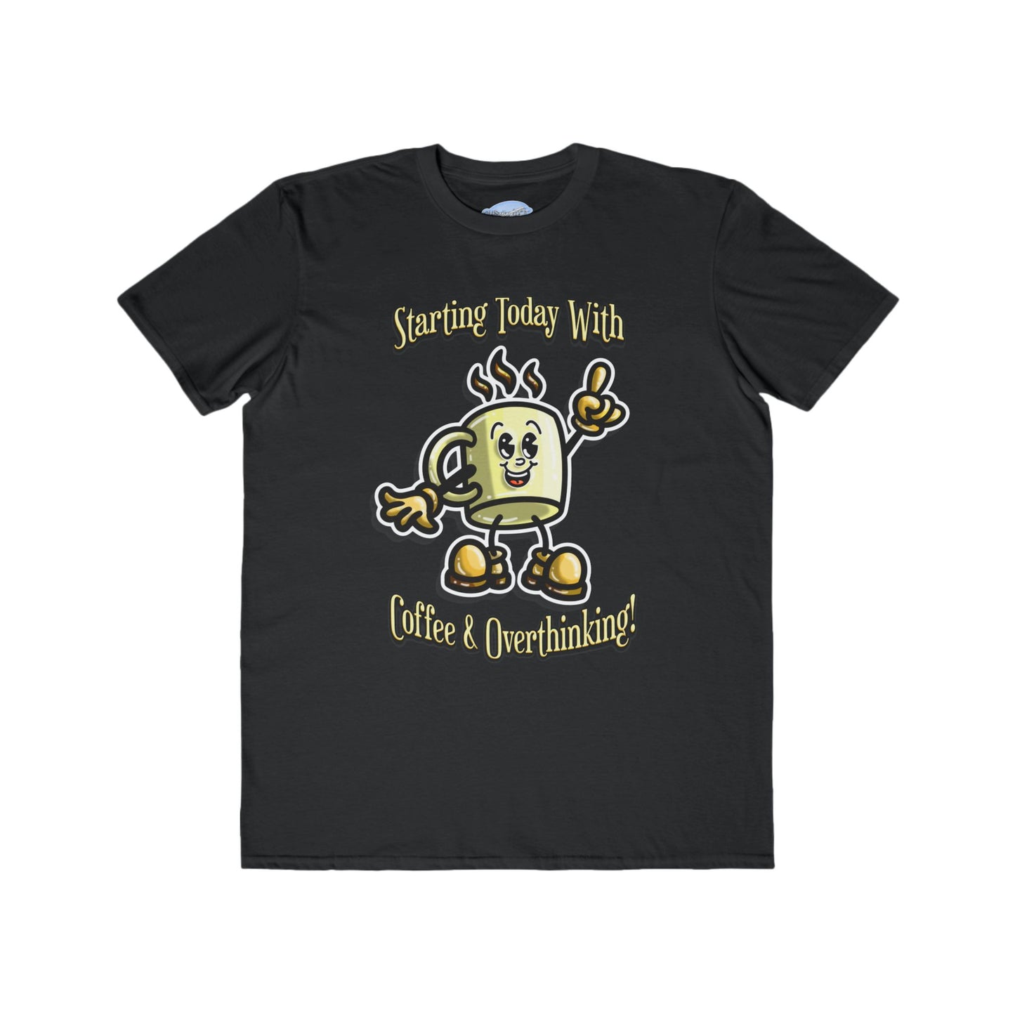 Coffee Overthinker Tee - Men's Funny Graphic T-Shirt