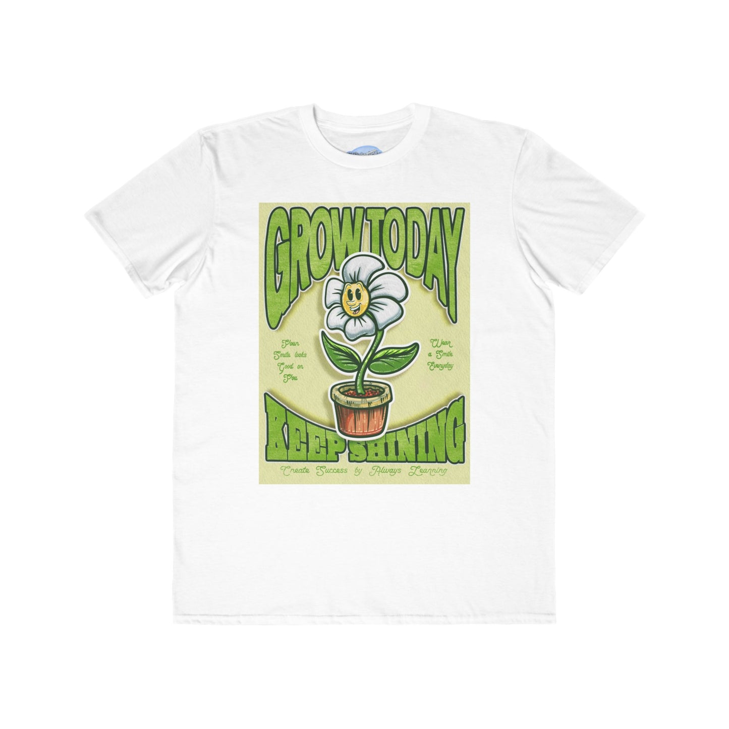 Grow Today Floral Motivational Tee