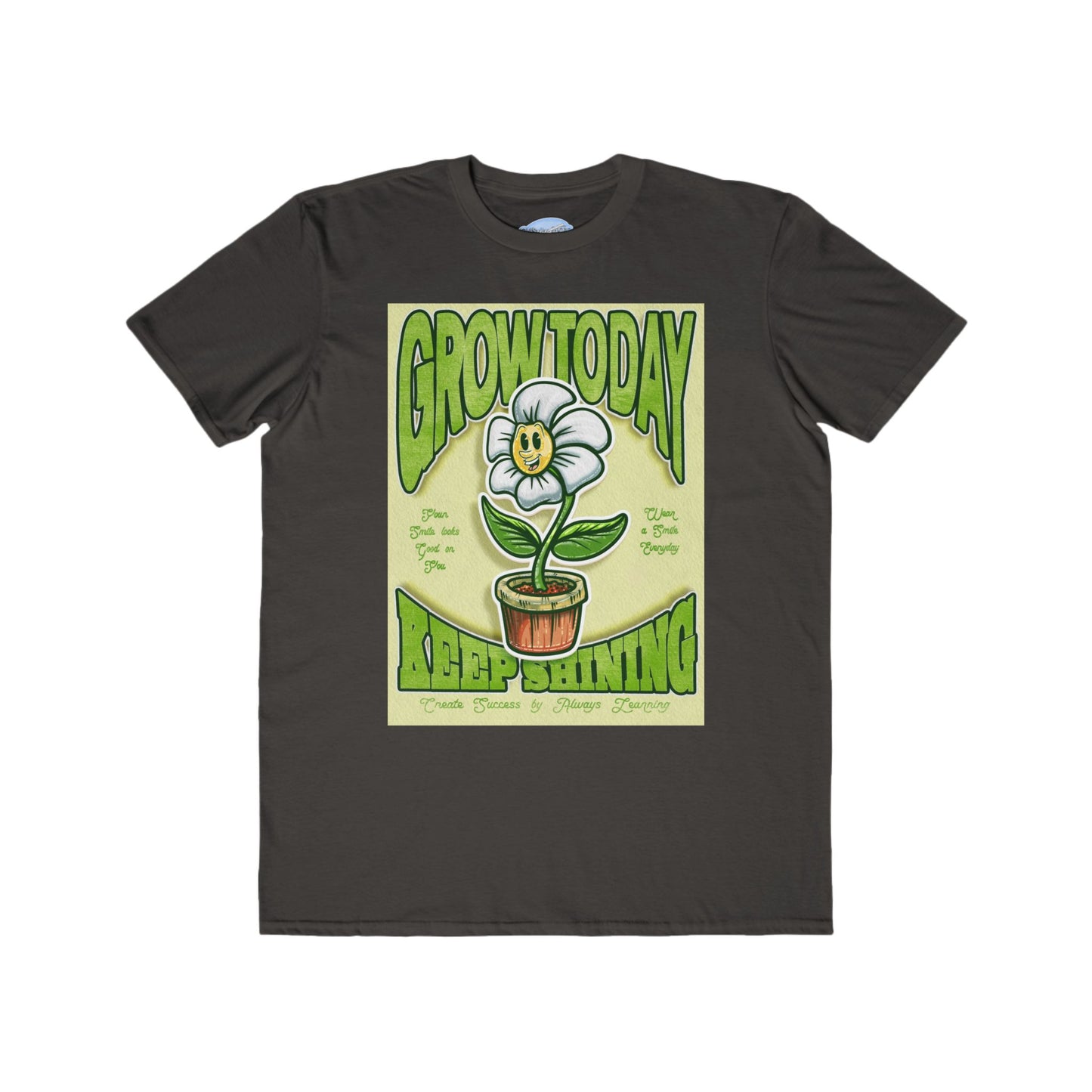 Grow Today Floral Motivational Tee