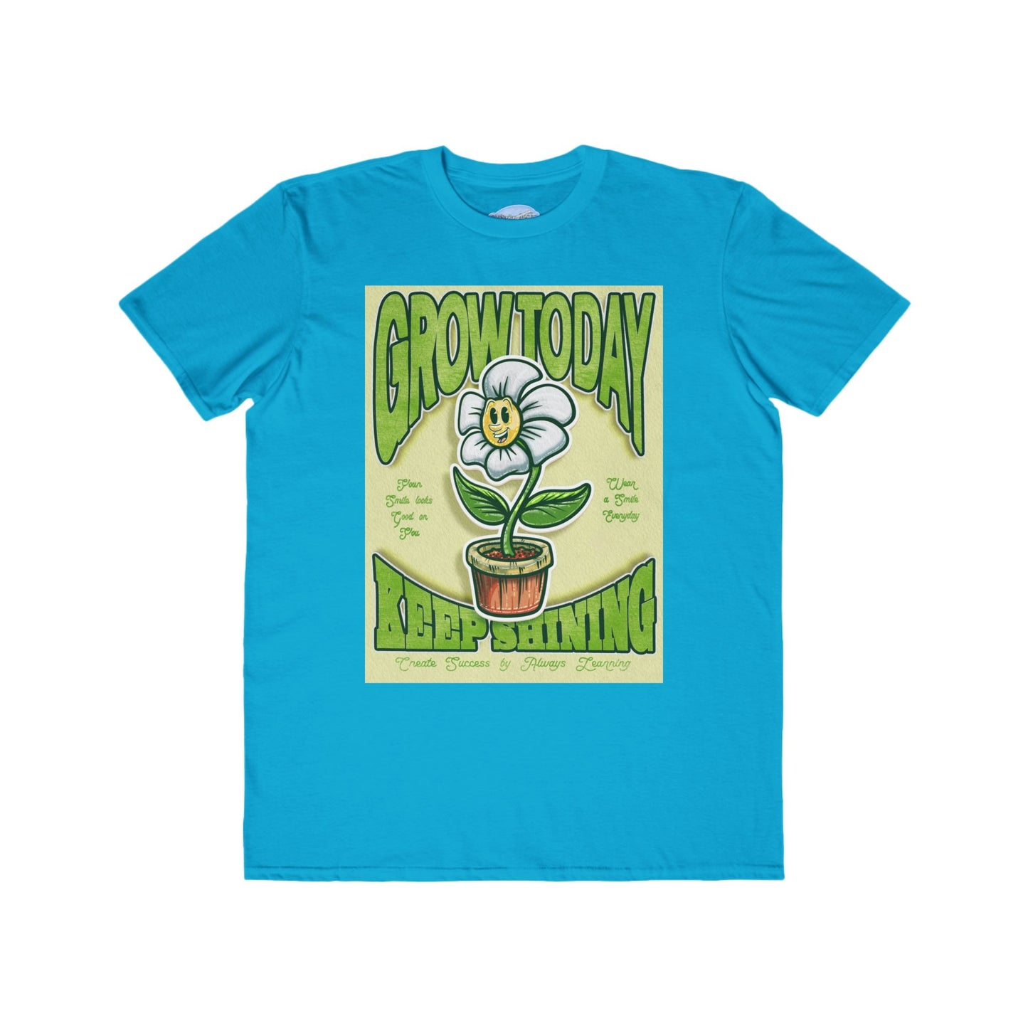 Grow Today Floral Motivational Tee