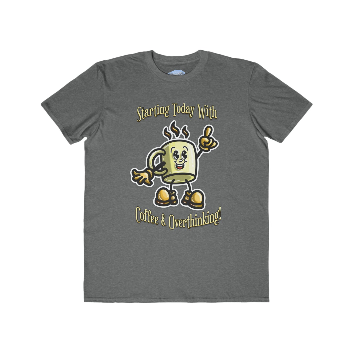 Coffee Overthinker Tee - Men's Funny Graphic T-Shirt