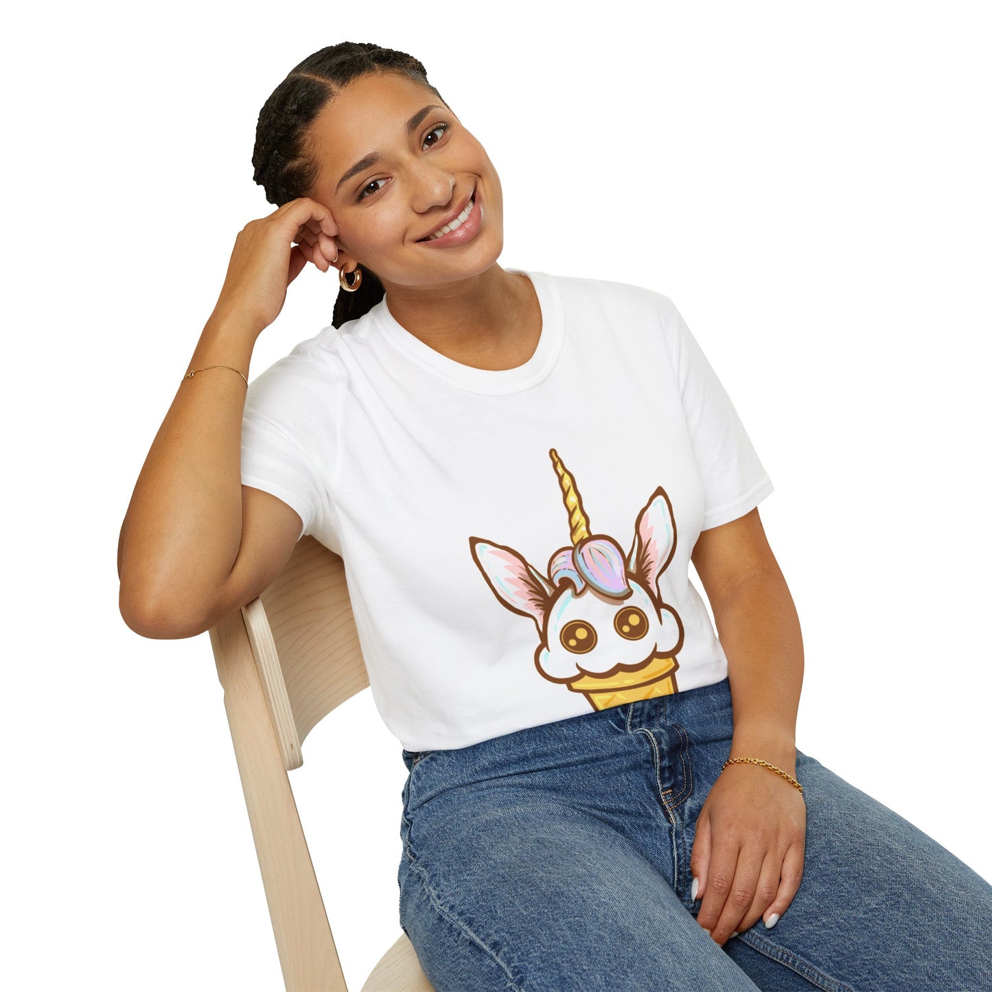 Unisex Unicorn Ice Cream Tee