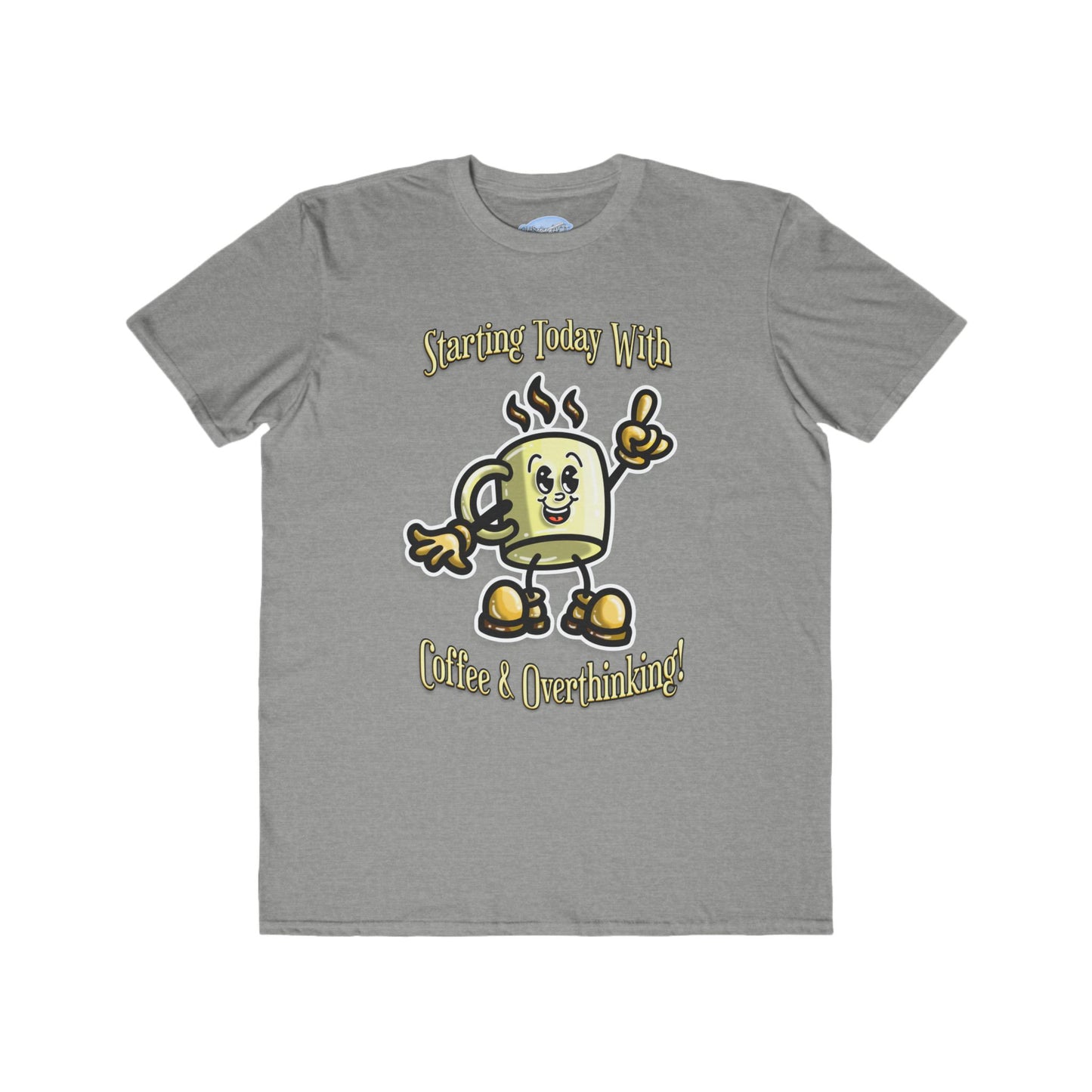 Coffee Overthinker Tee - Men's Funny Graphic T-Shirt
