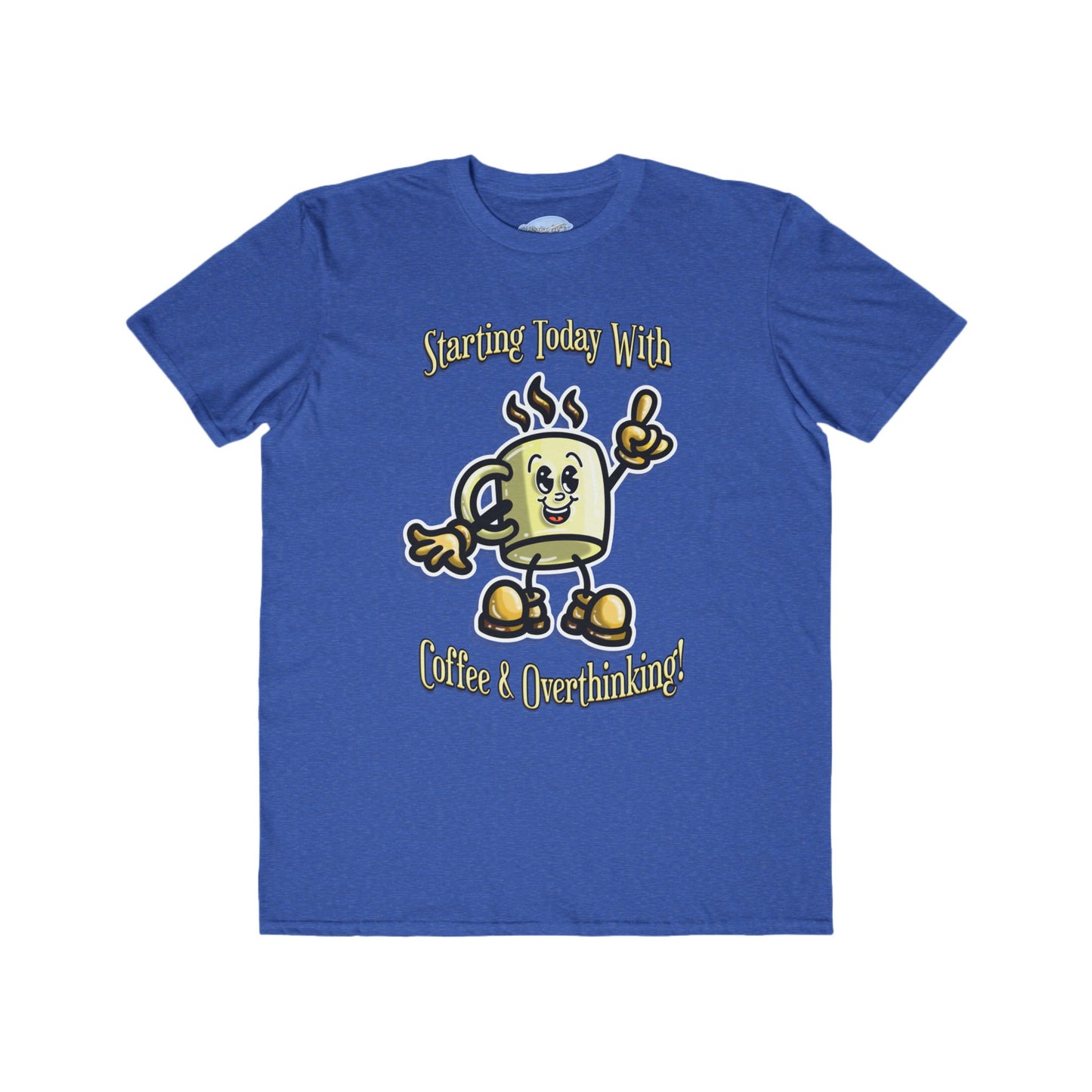 Coffee Overthinker Tee - Men's Funny Graphic T-Shirt