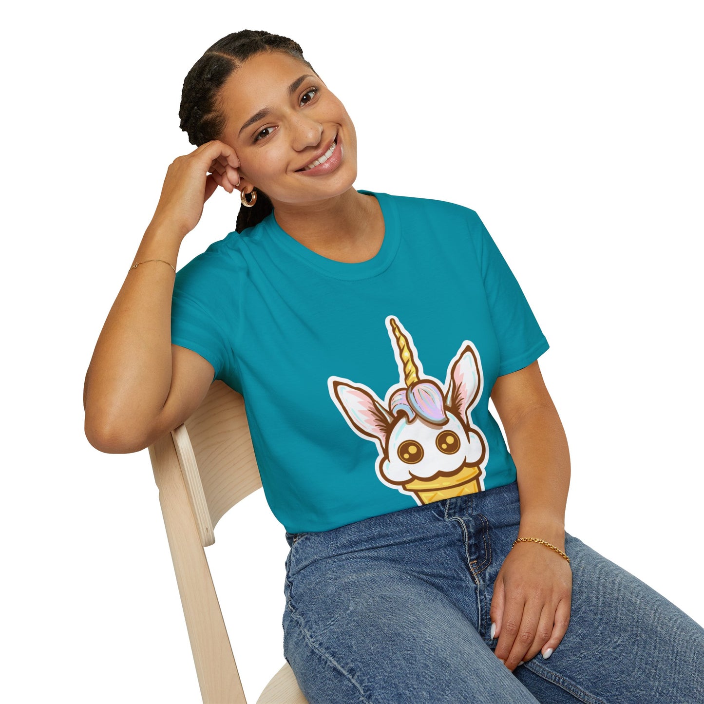 Unisex Unicorn Ice Cream Tee