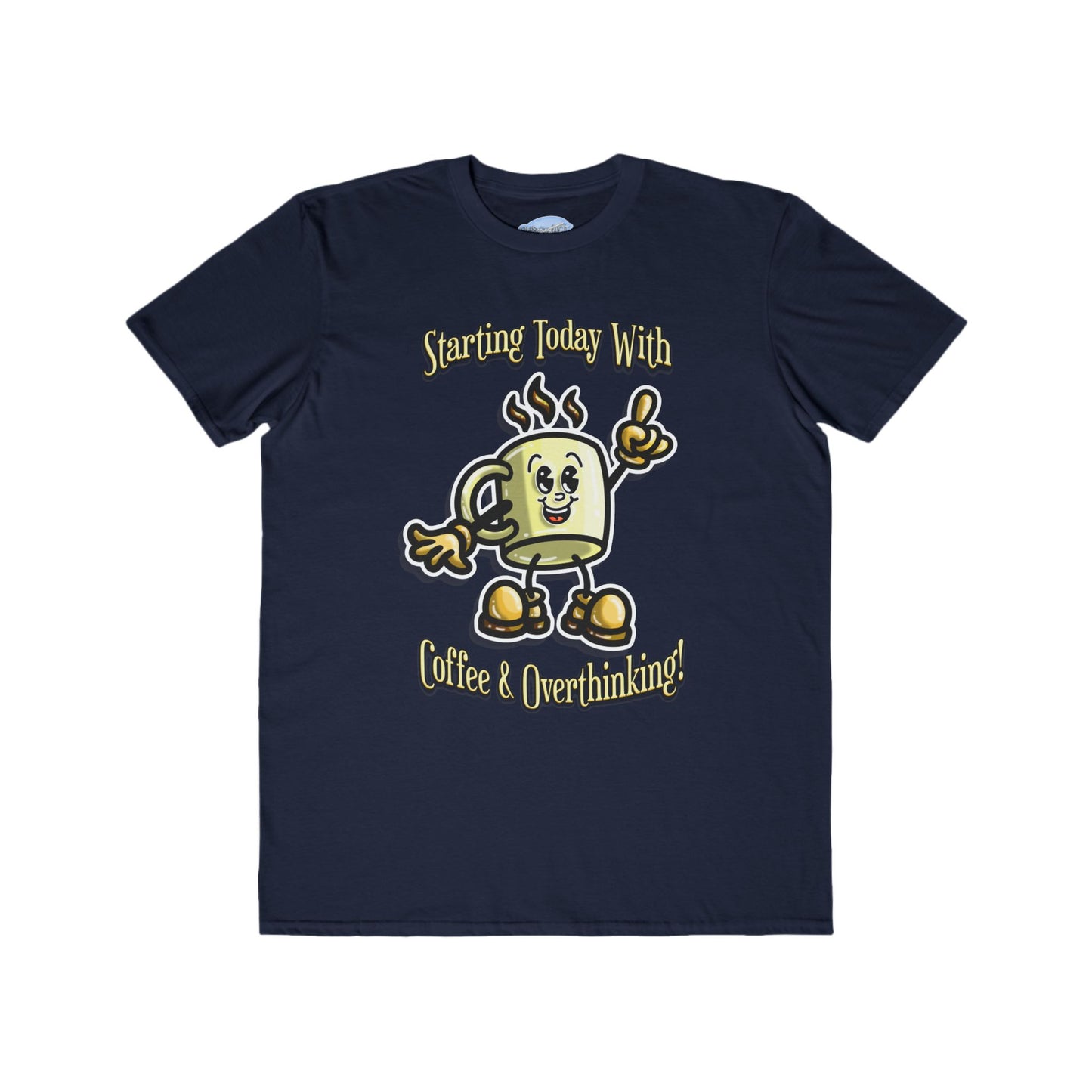 Coffee Overthinker Tee - Men's Funny Graphic T-Shirt