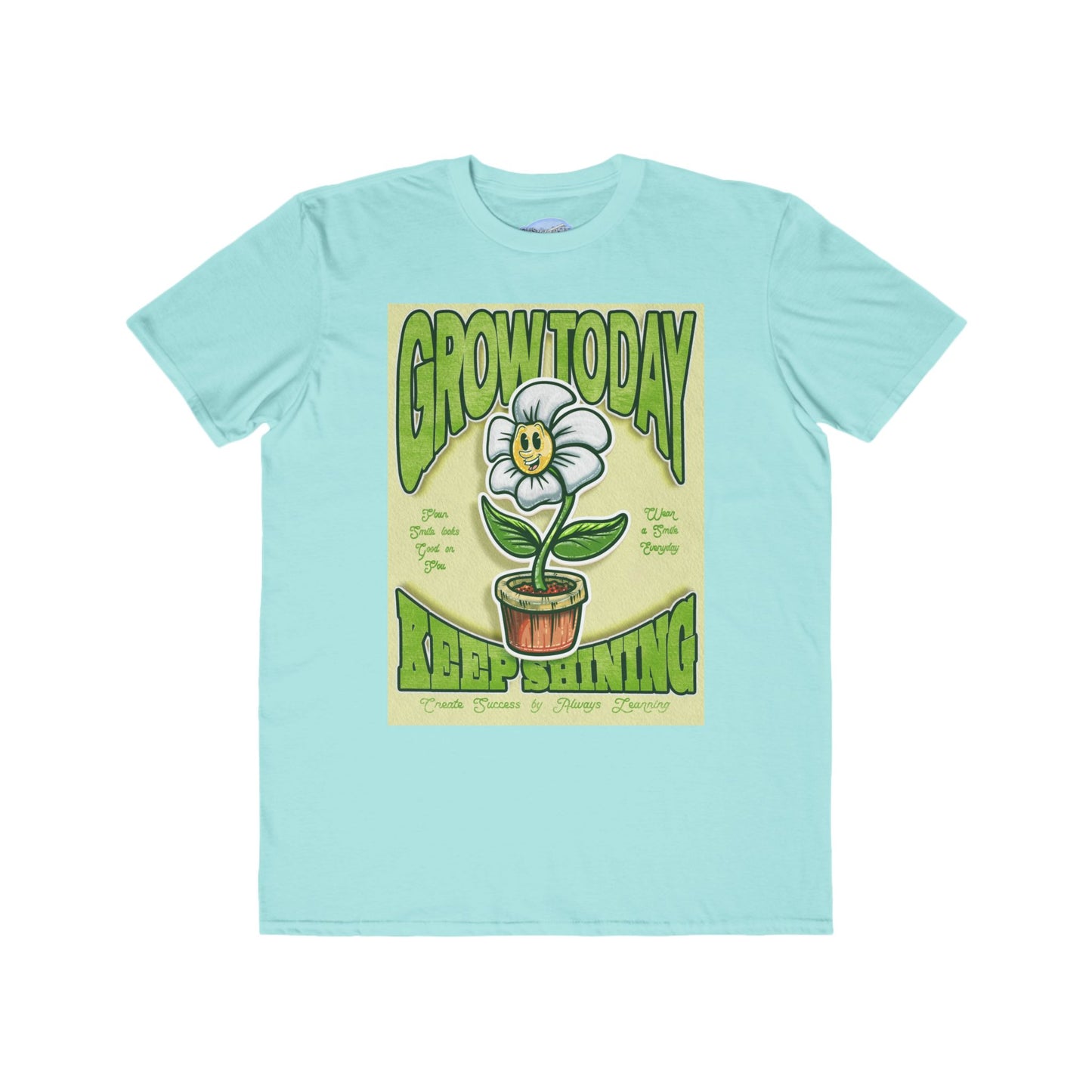 Grow Today Floral Motivational Tee