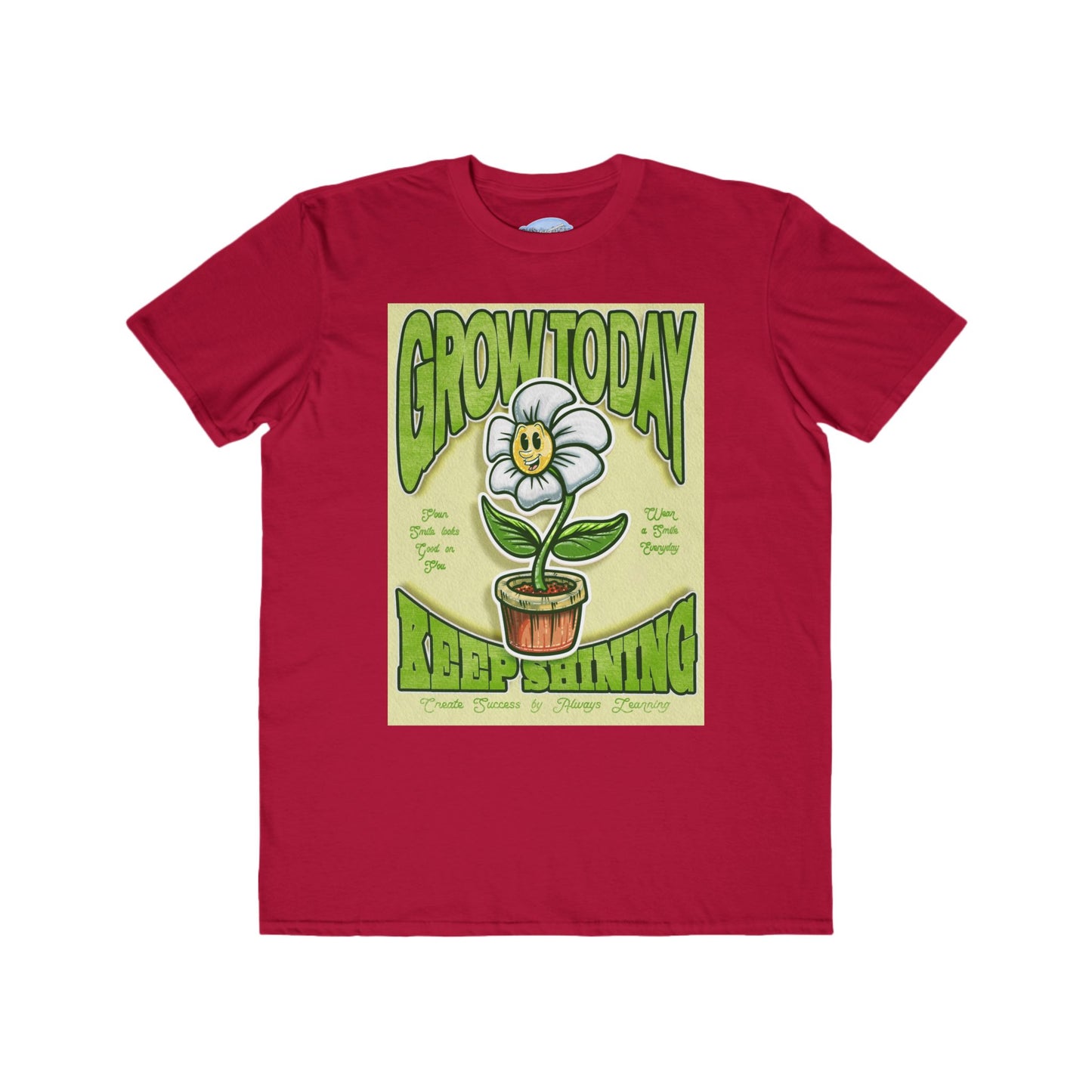 Grow Today Floral Motivational Tee