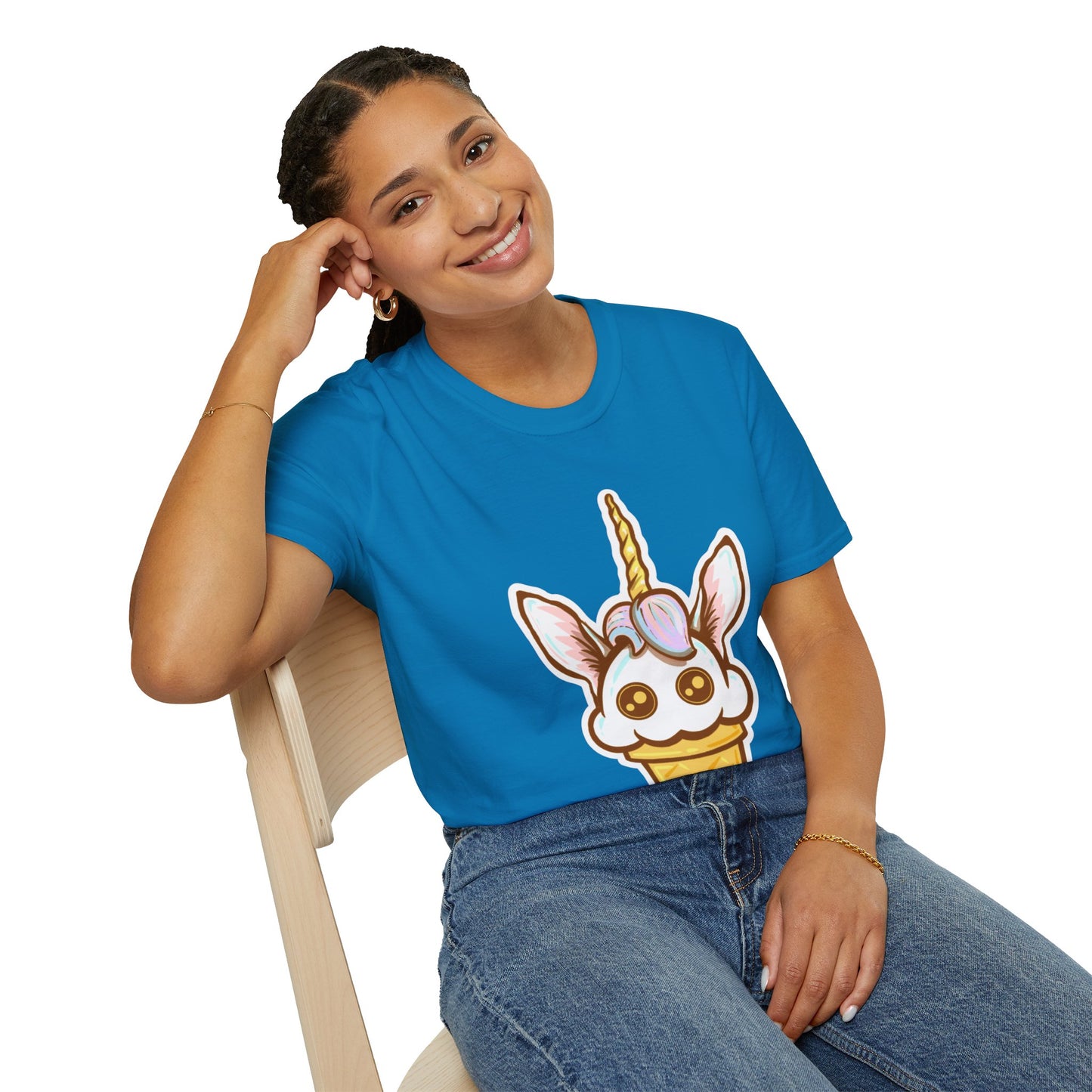 Unisex Unicorn Ice Cream Tee