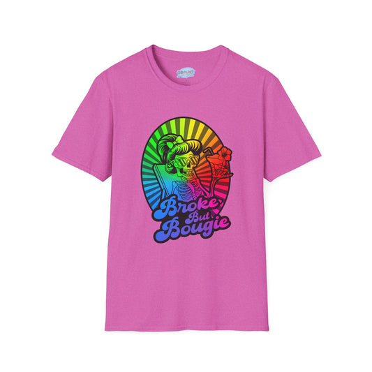 Broke But Bougie Rainbow Graphic T-Shirt