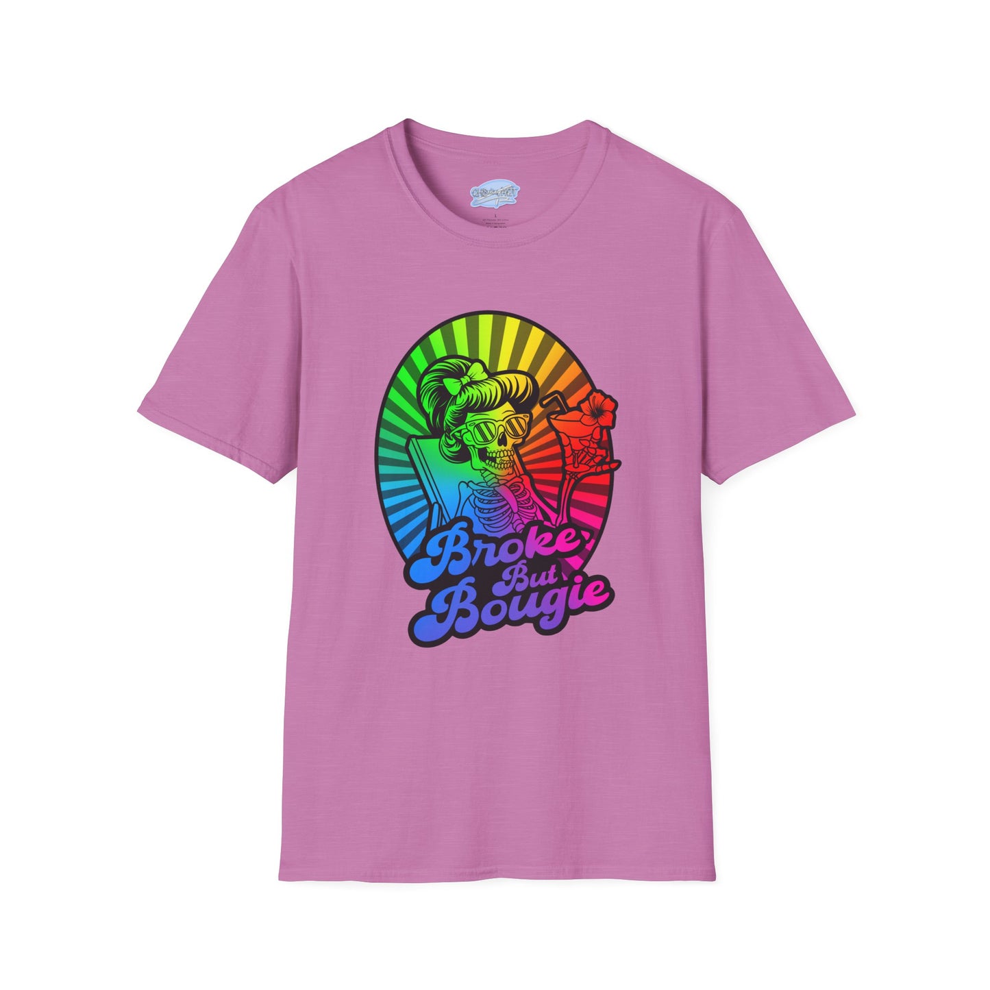 Broke But Bougie Rainbow Graphic T-Shirt