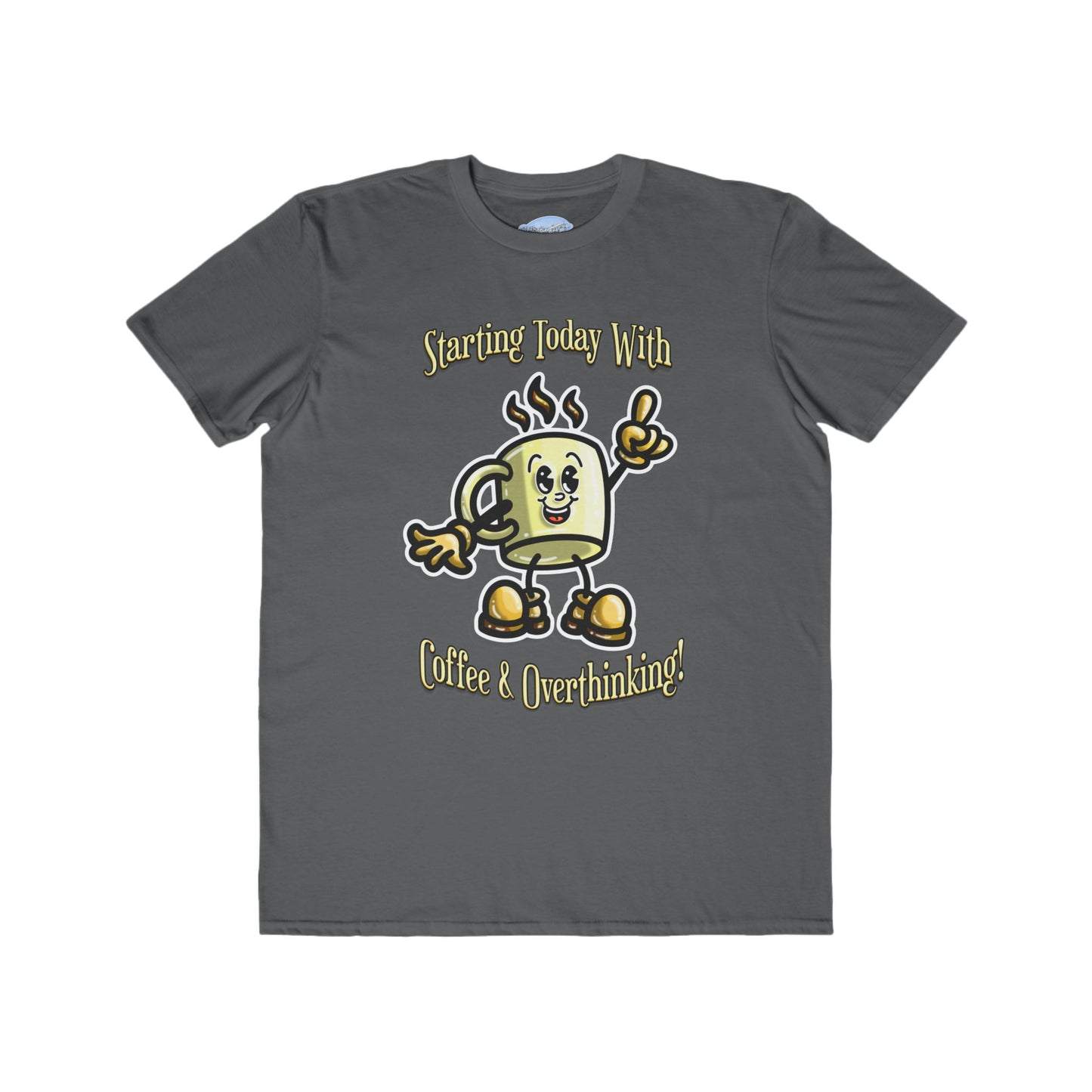 Coffee Overthinker Tee - Men's Funny Graphic T-Shirt
