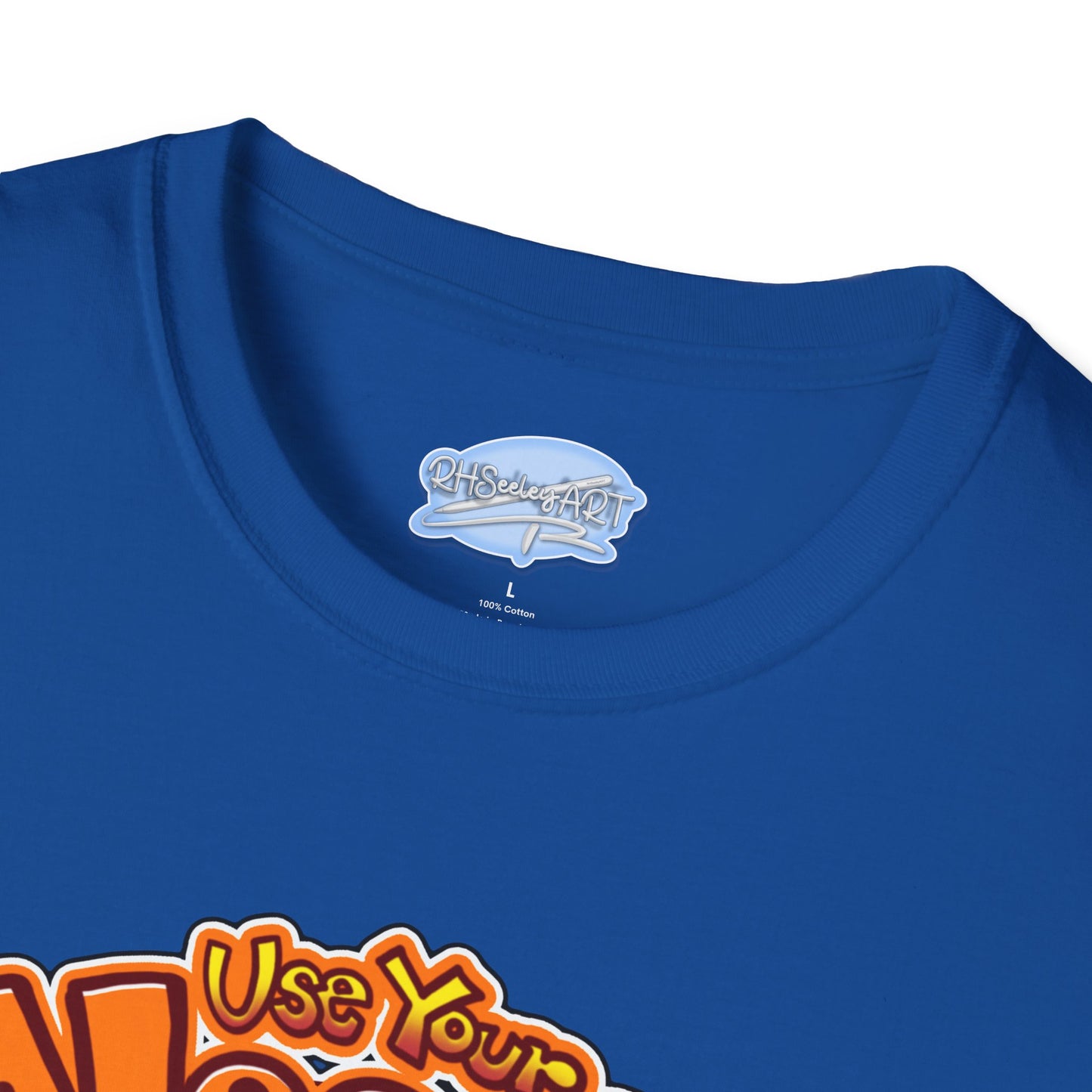Funny Brain Cartoon T-Shirt — "Use Your Noodle Before You Google"