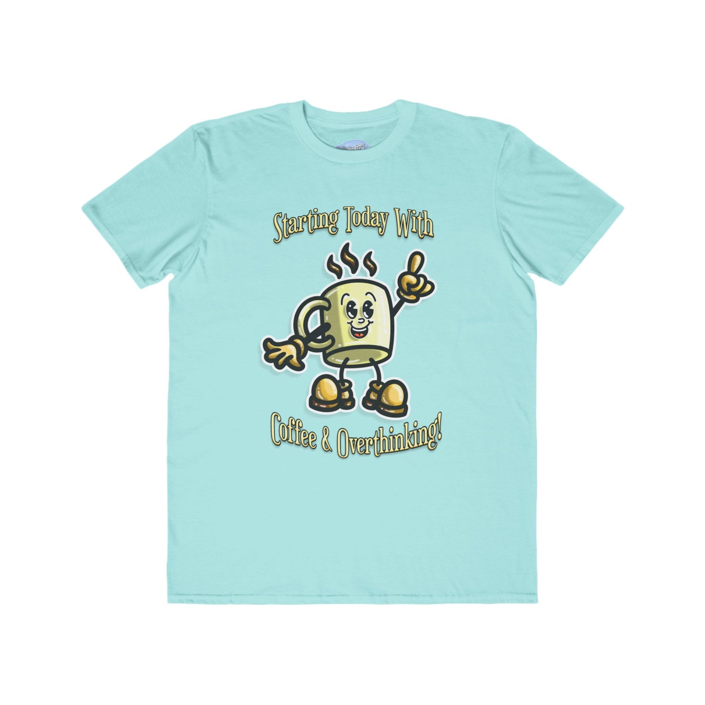 Coffee Overthinker Tee - Men's Funny Graphic T-Shirt