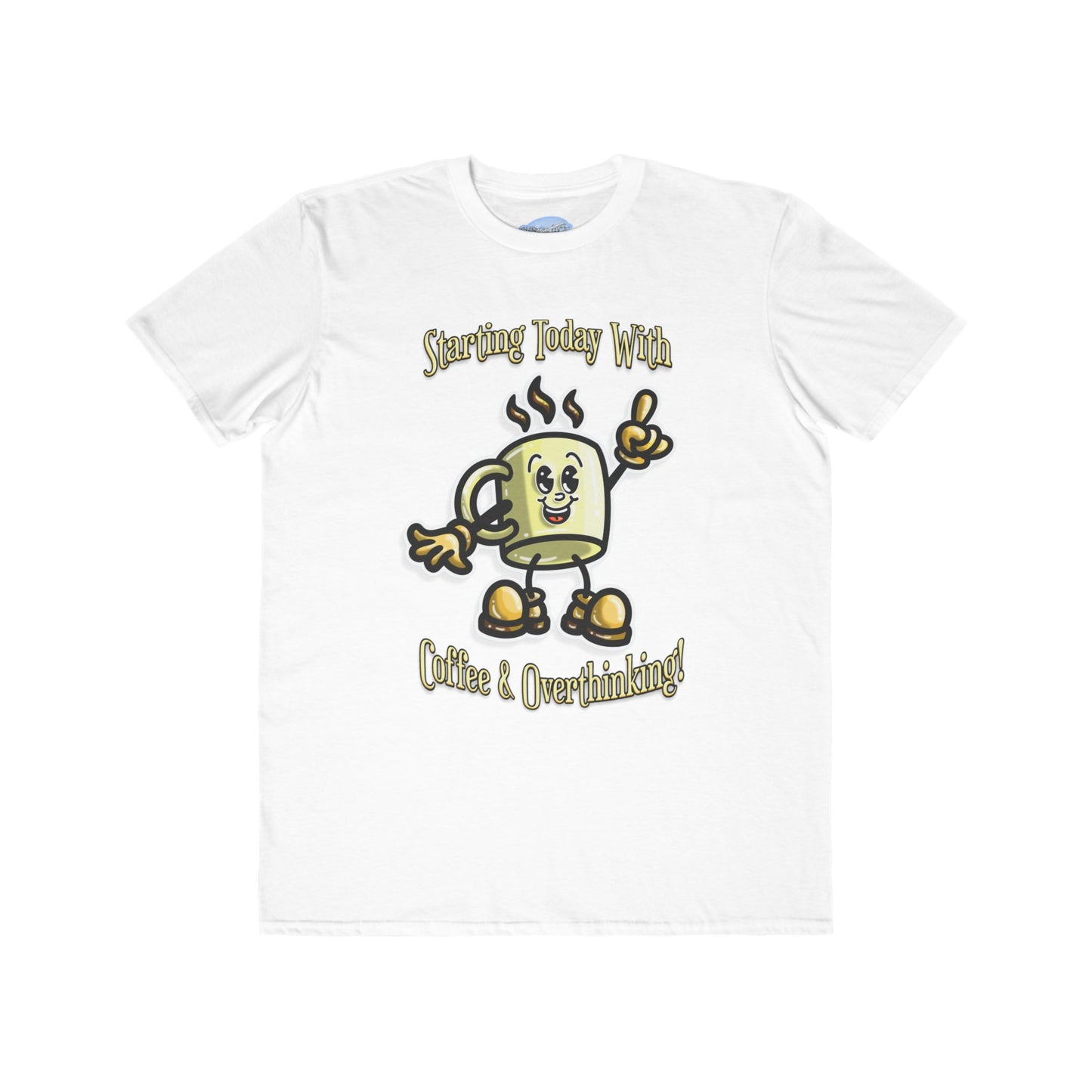 Coffee Overthinker Tee - Men's Funny Graphic T-Shirt