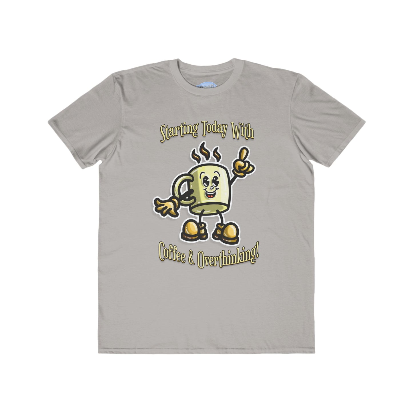 Coffee Overthinker Tee - Men's Funny Graphic T-Shirt