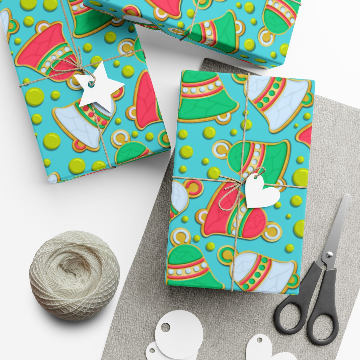 Festive Sugar Cookie Gift Wrap Paper for Holidays and Celebrations