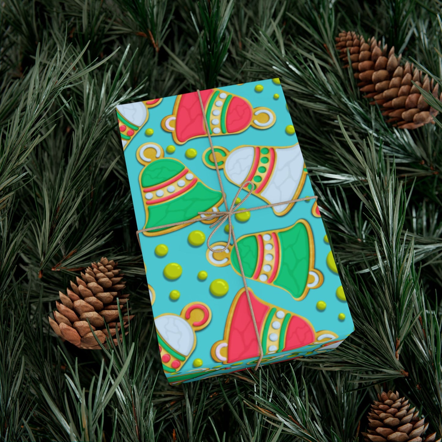 Festive Sugar Cookie Gift Wrap Paper for Holidays and Celebrations