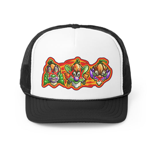 Clown Trio Trucker Hat