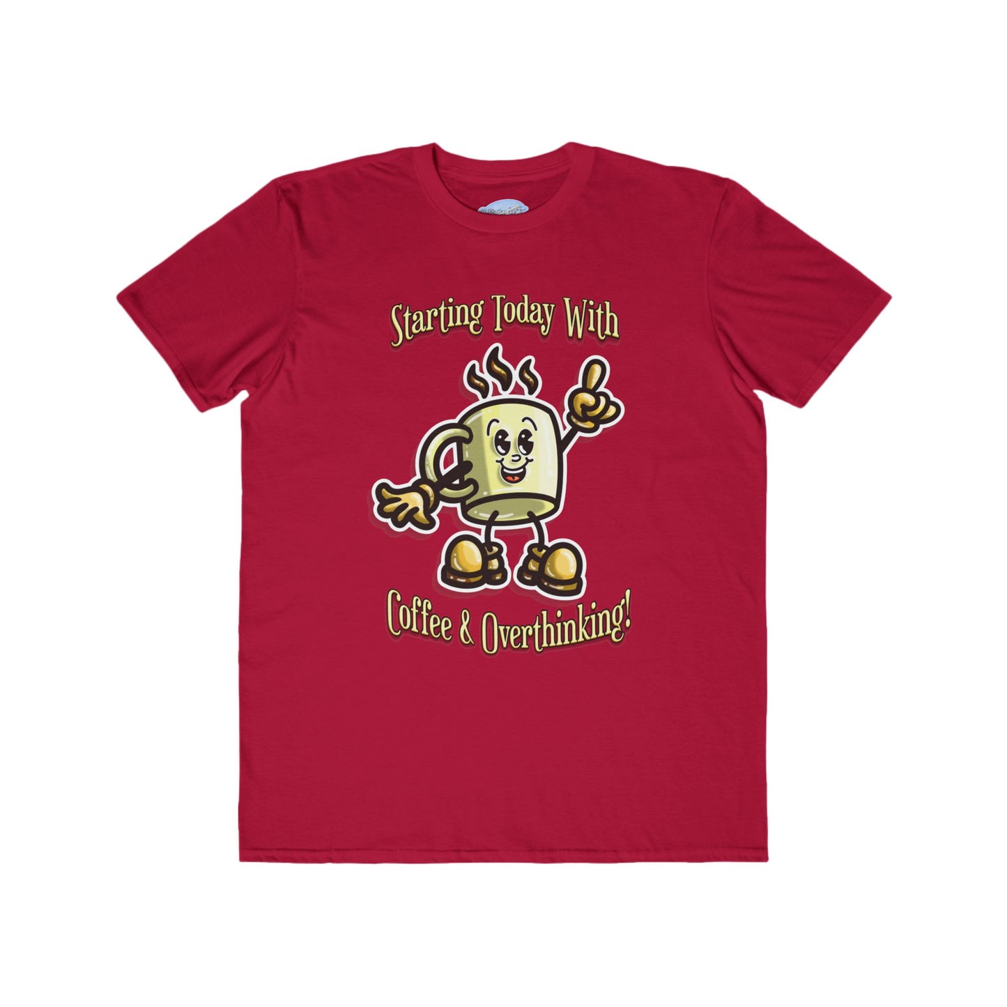 Coffee Overthinker Tee - Men's Funny Graphic T-Shirt