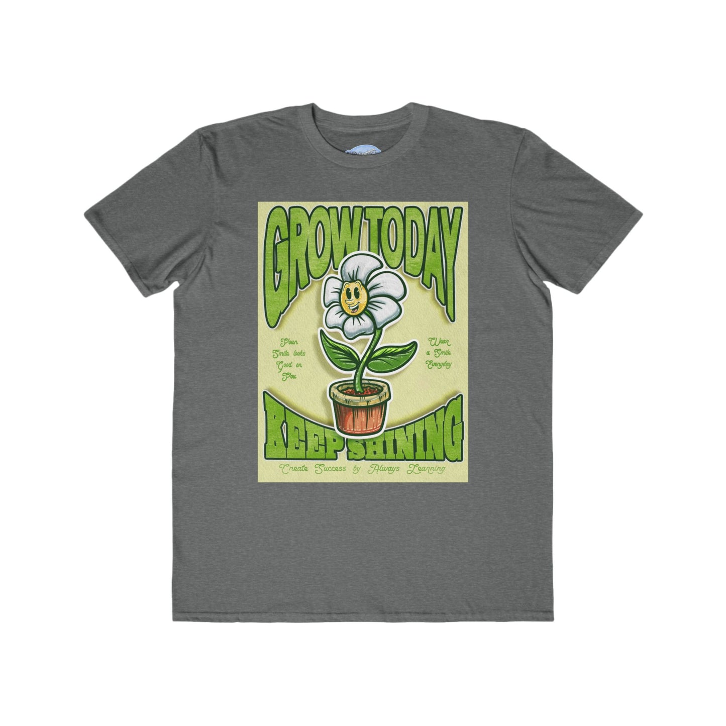 Grow Today Floral Motivational Tee
