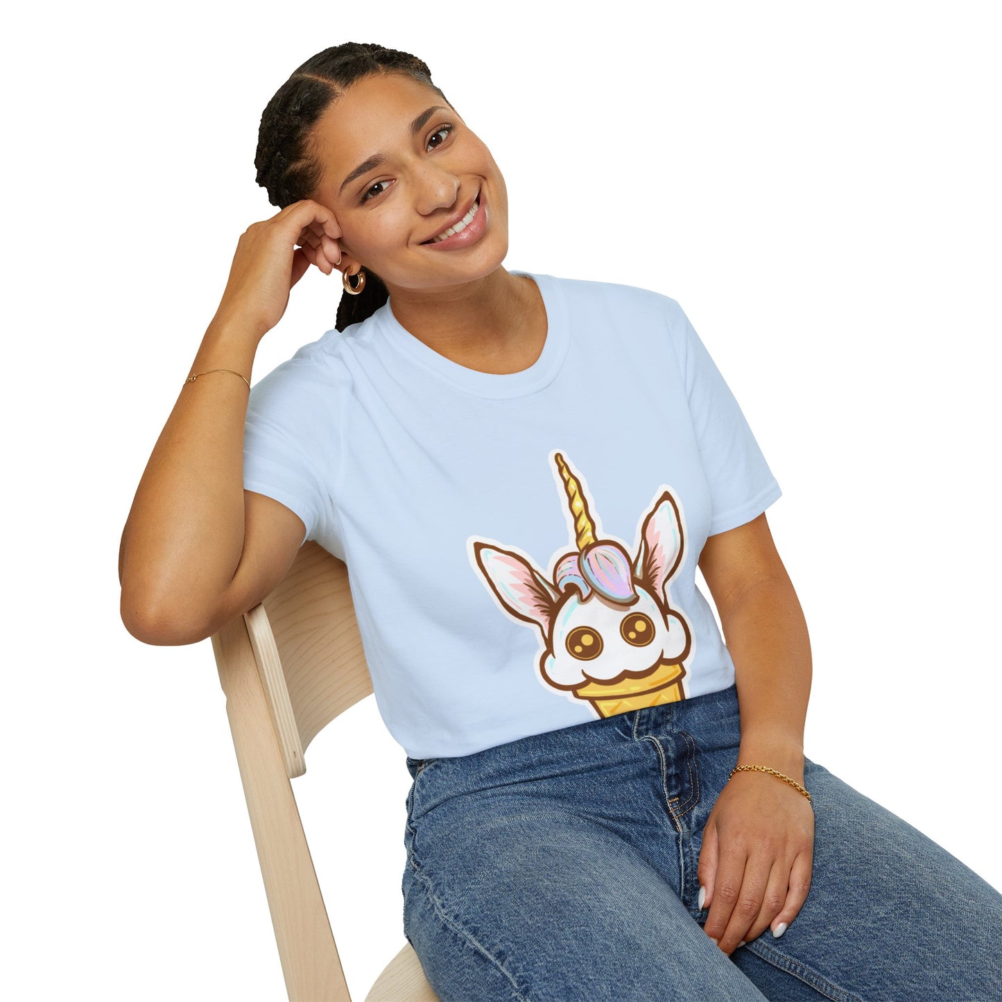 Unisex Unicorn Ice Cream Tee