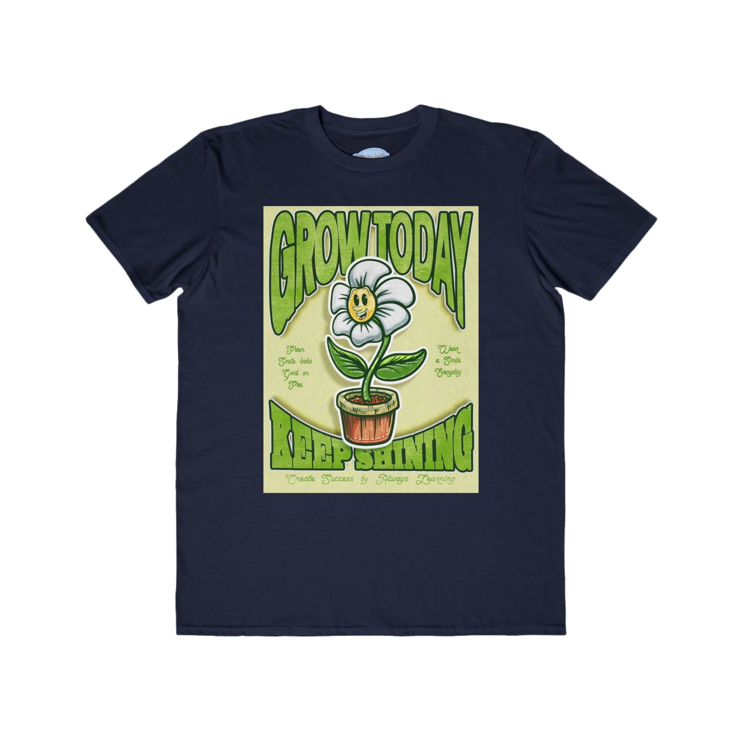 Grow Today Floral Motivational Tee