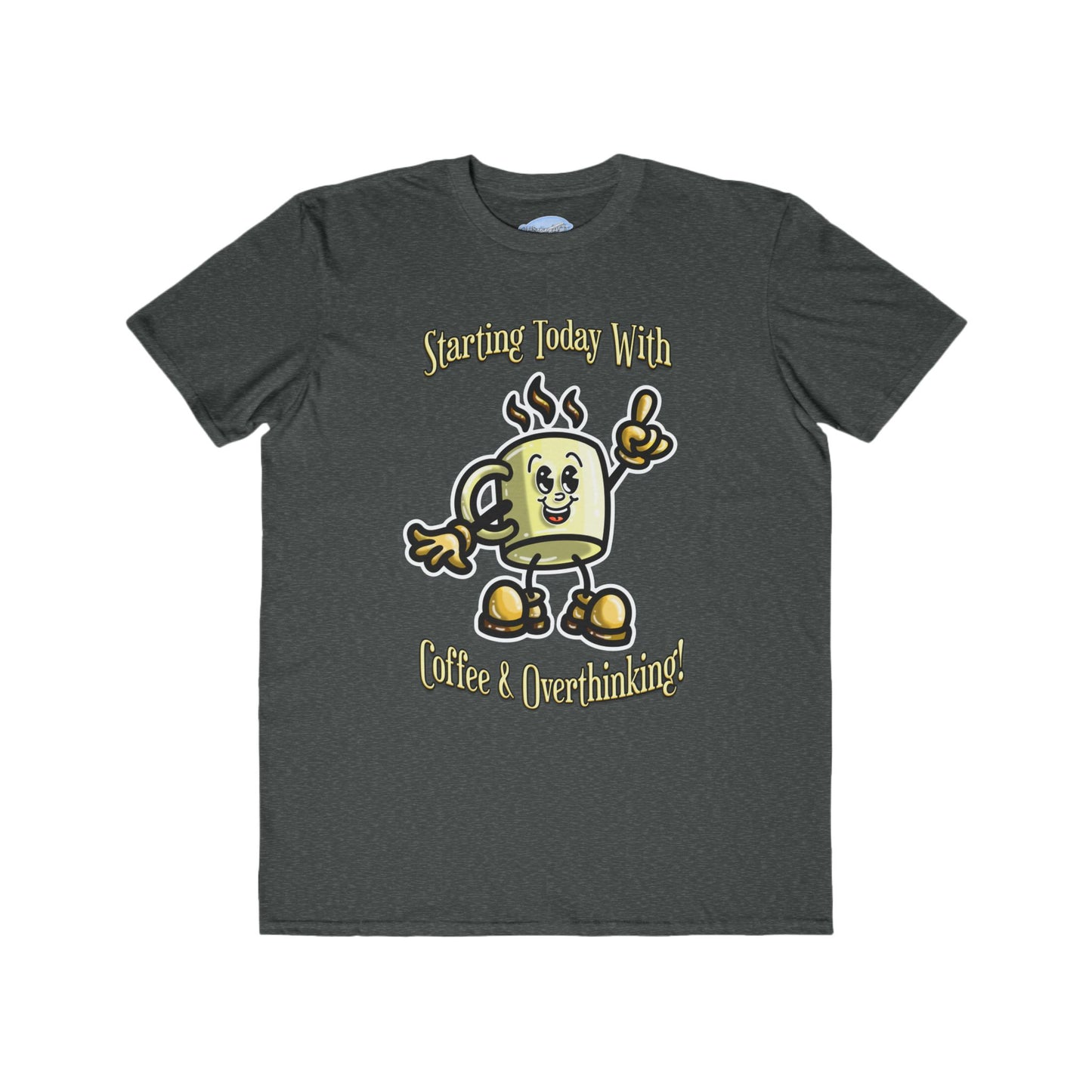 Coffee Overthinker Tee - Men's Funny Graphic T-Shirt