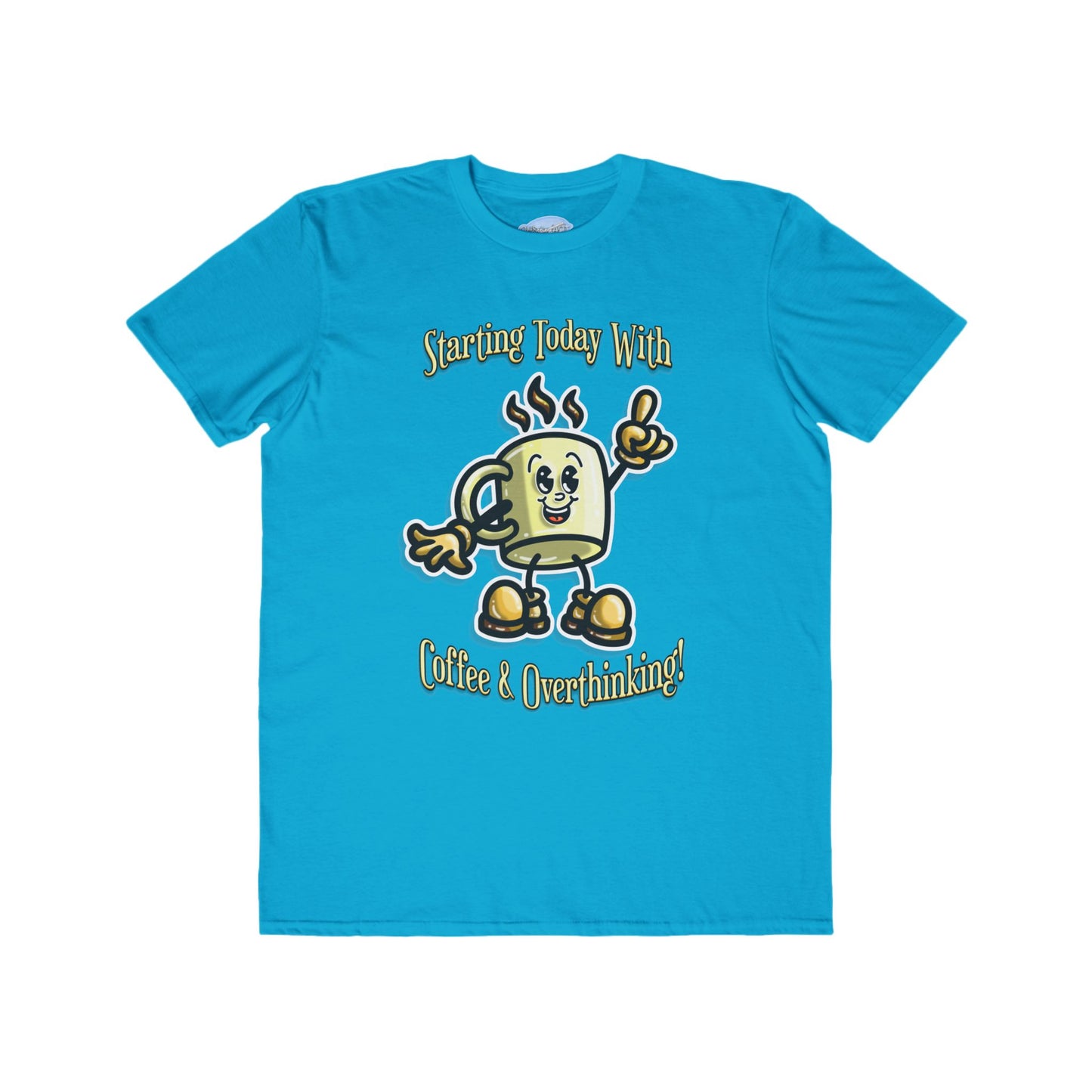 Coffee Overthinker Tee - Men's Funny Graphic T-Shirt