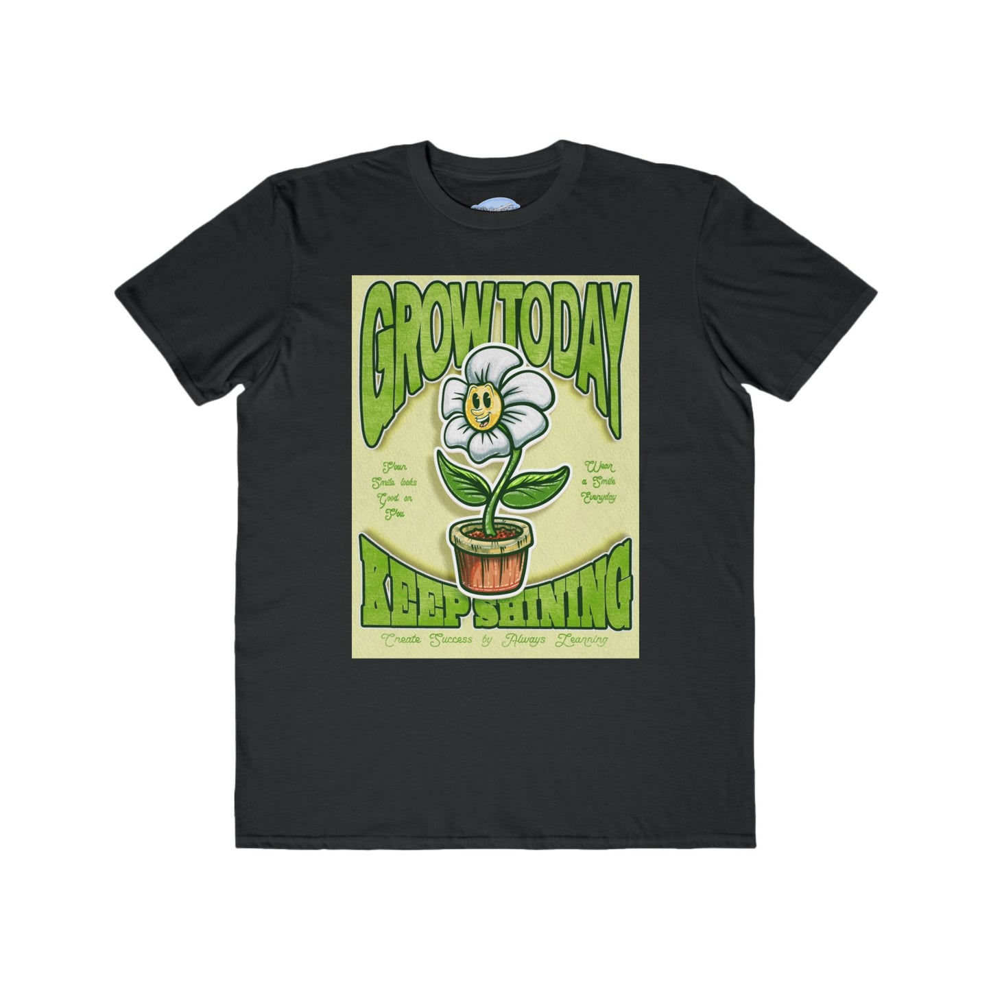 Grow Today Floral Motivational Tee