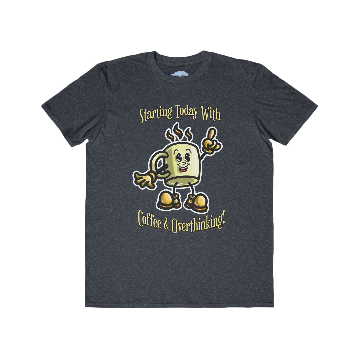 Coffee Overthinker Tee - Men's Funny Graphic T-Shirt