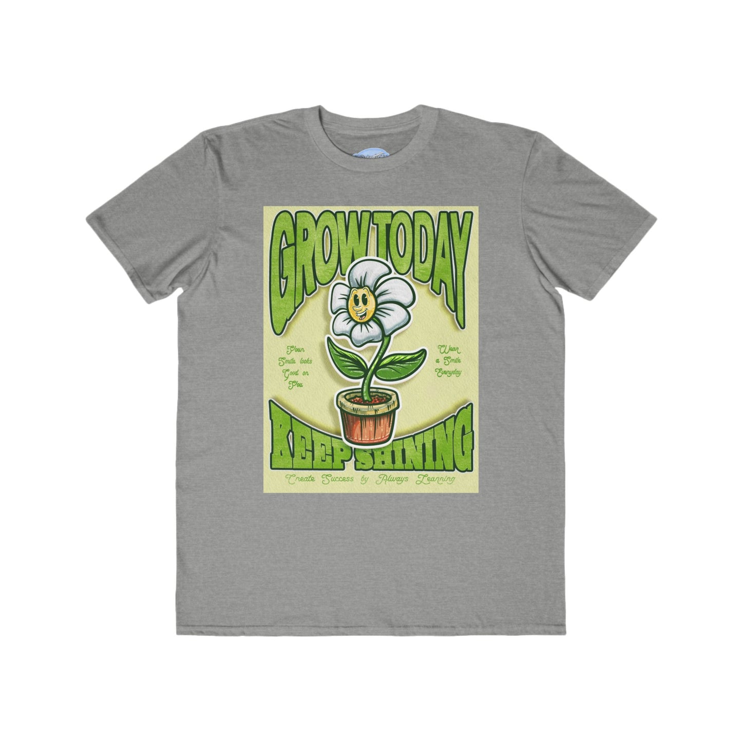 Grow Today Floral Motivational Tee