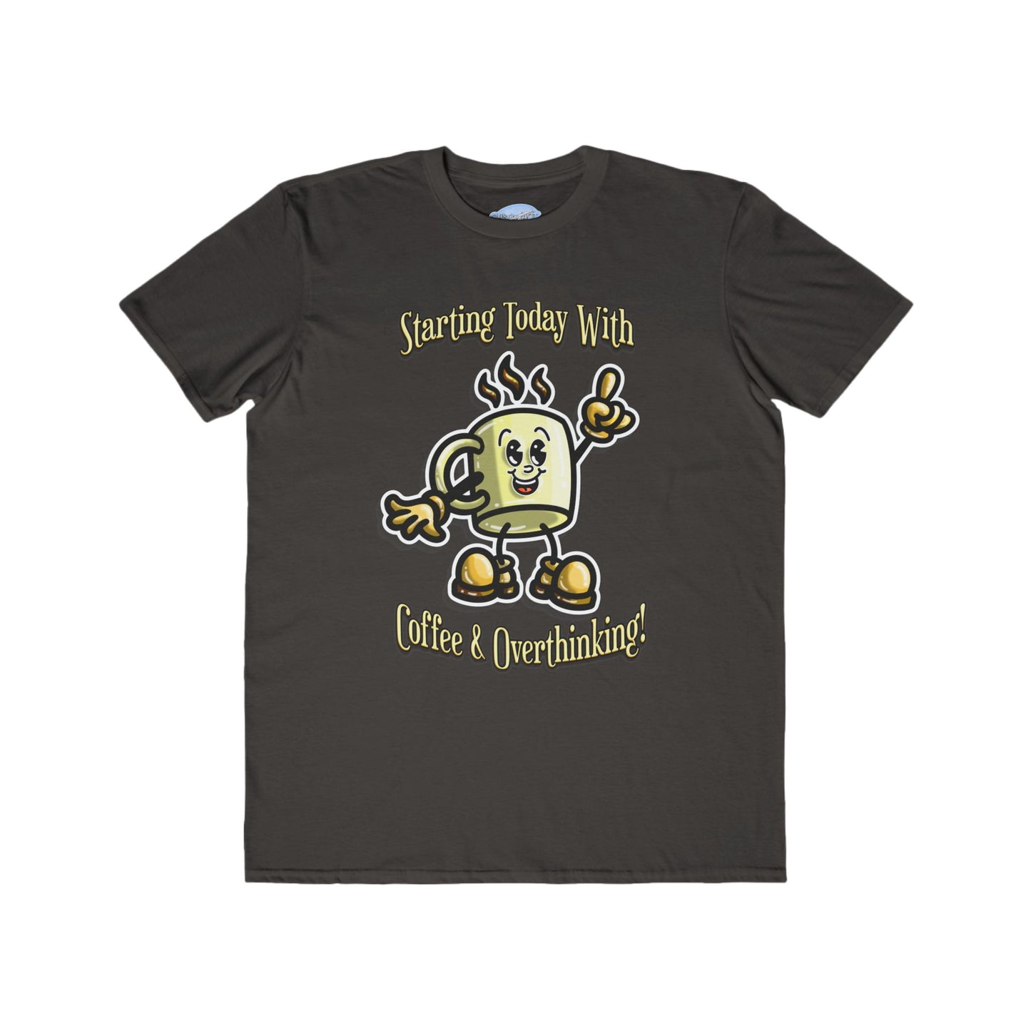 Coffee Overthinker Tee - Men's Funny Graphic T-Shirt