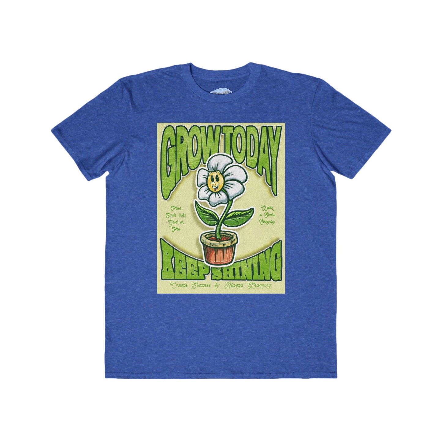 Grow Today Floral Motivational Tee
