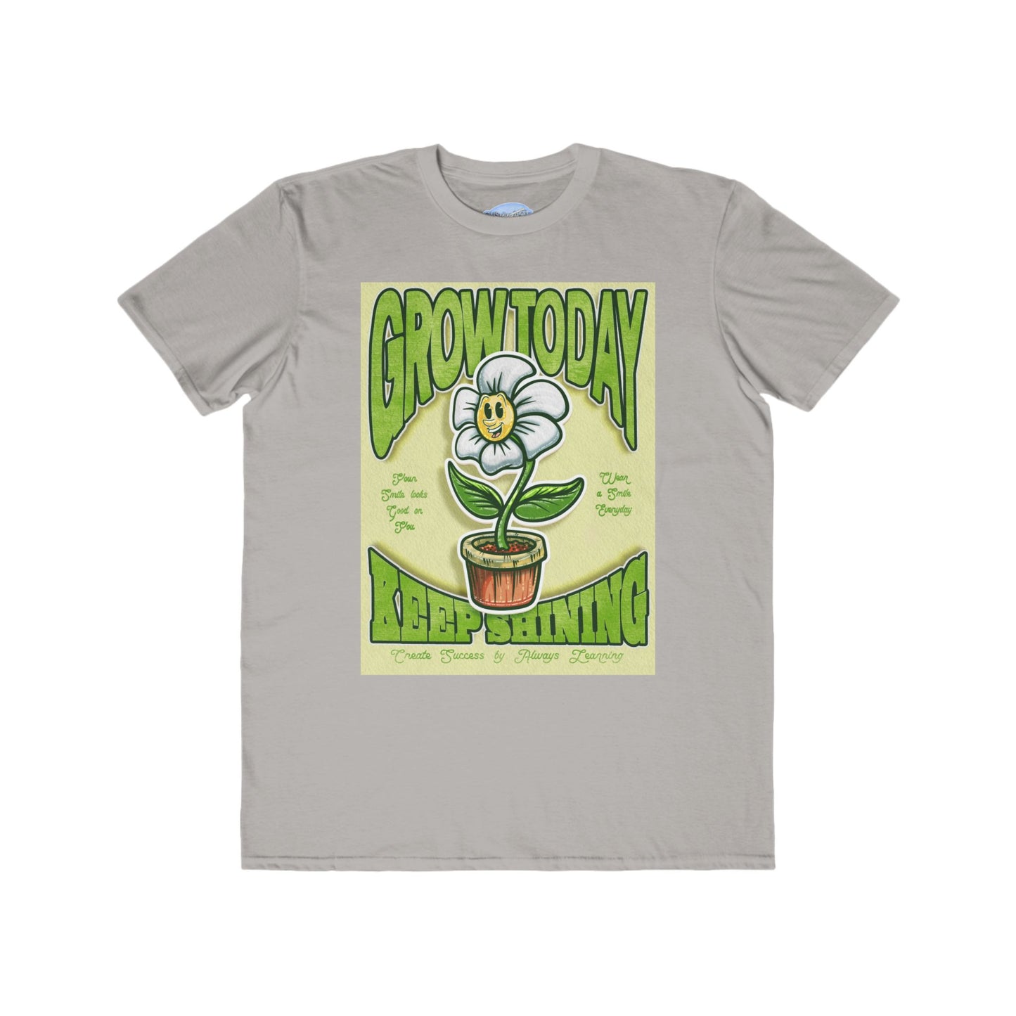 Grow Today Floral Motivational Tee