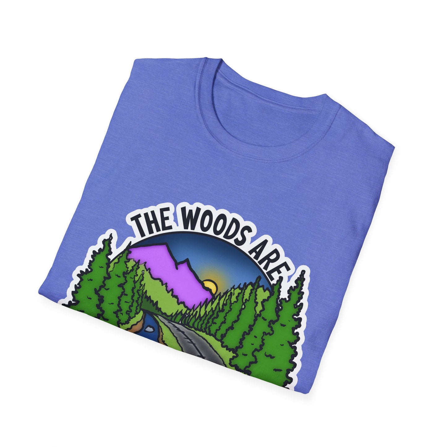 Woods are my happy place Unisex Tee