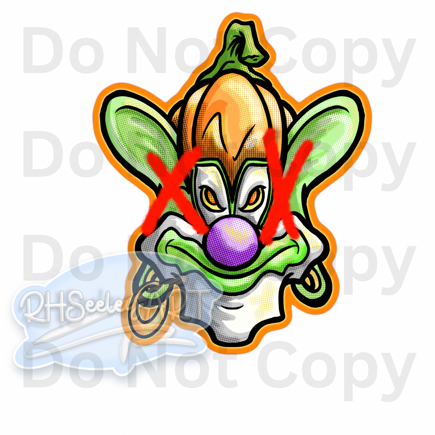 Hear No Evil, See No Evil, Speak No Evil Clown PNG Set