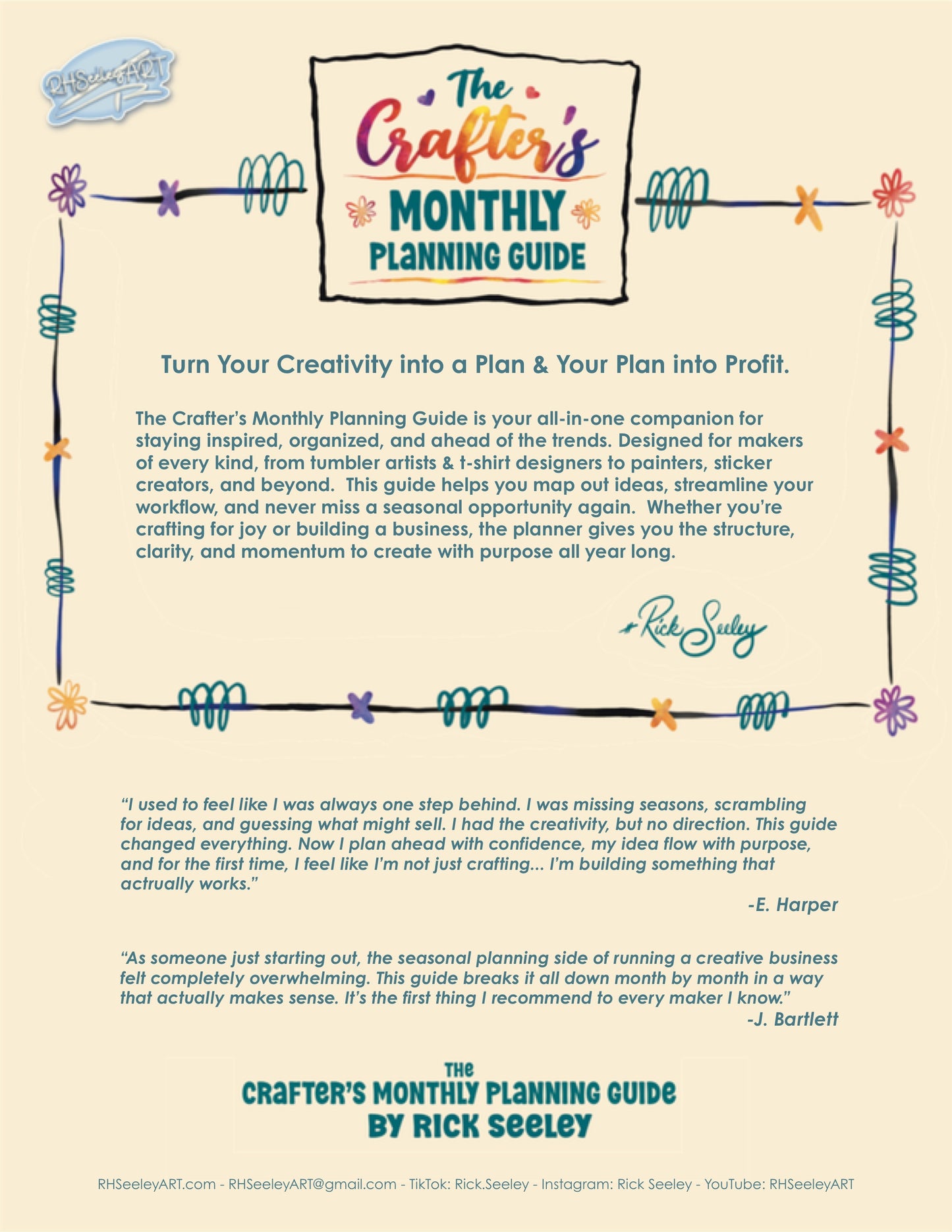 The Crafter's Monthly Planning Guide
