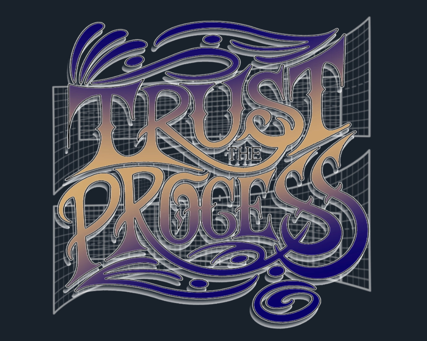 Lettering Grids Brush set 2 - procreate brushes