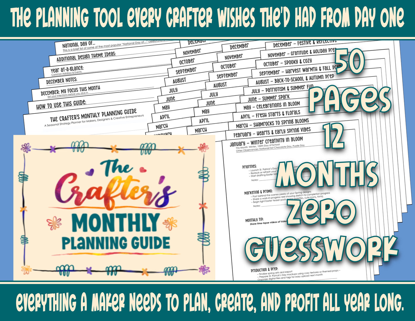 The Crafter's Monthly Planning Guide