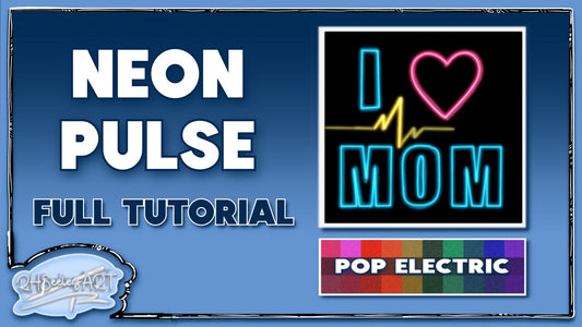 Neon Pulse Tutorial with Pop Electric Color Palette